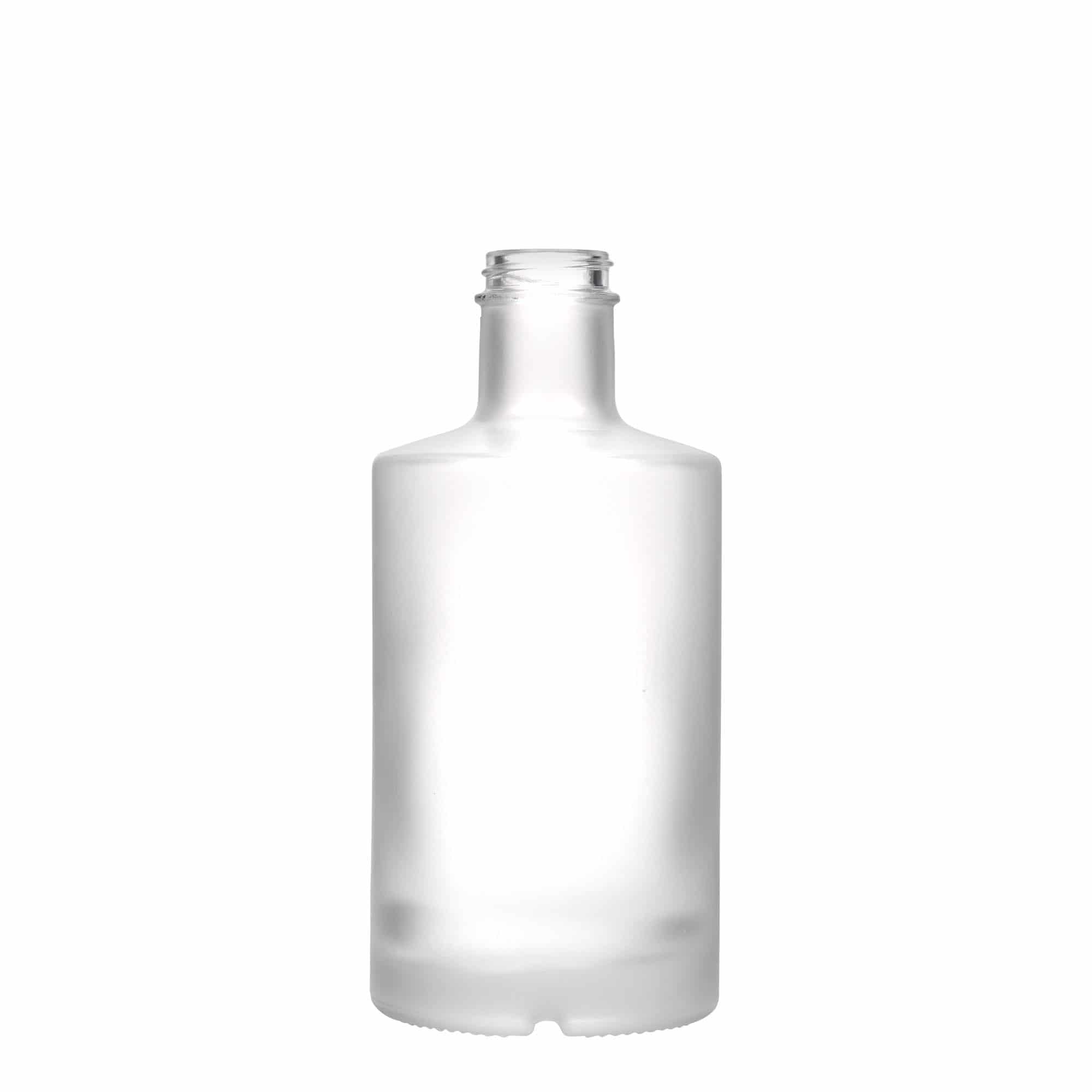 Γυάλινο μπουκάλι 'Caroline' 500 ml, εφέ του πάγου, στόμιο: GPI 33 Γυάλινο μπουκάλι 'Caroline' 500 ml, εφέ του πάγου, στόμιο: GPI 33