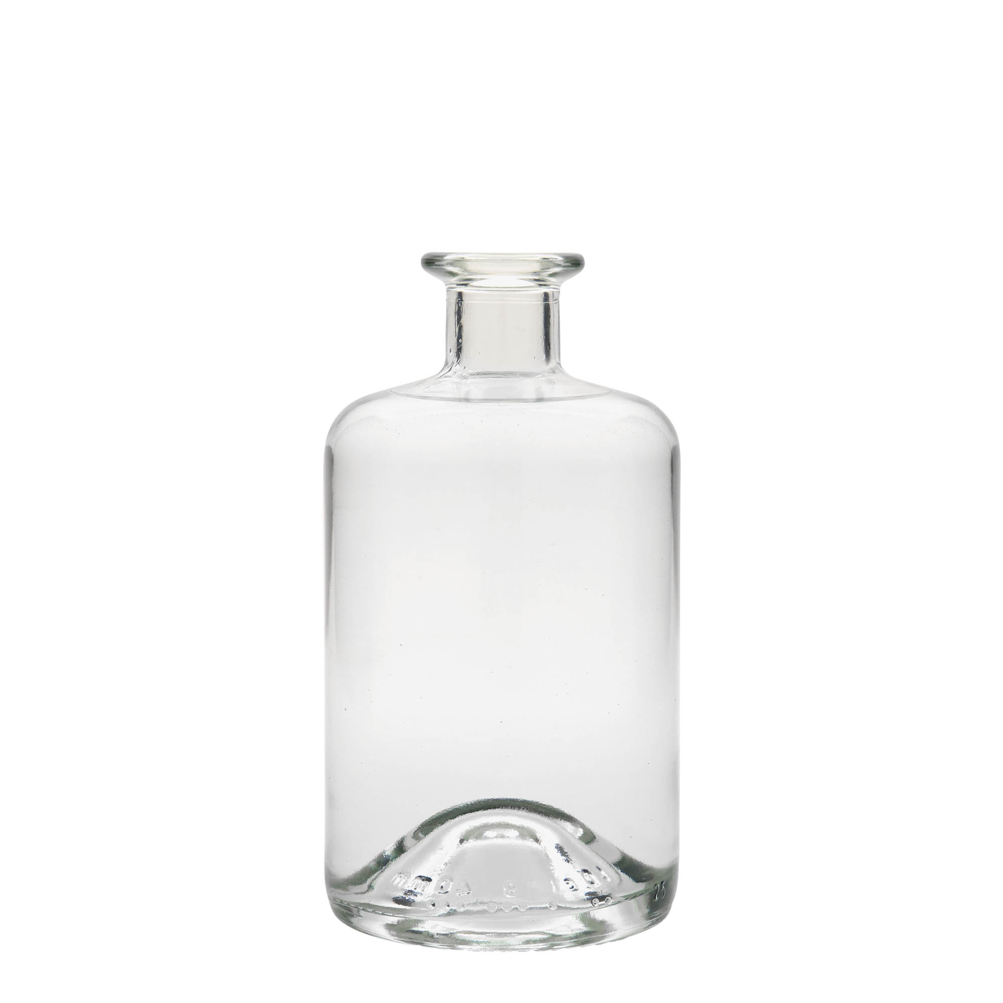 Γυάλινο μπουκάλι φαρμακείου 500 ml, στόμιο: φελλός Γυάλινο μπουκάλι φαρμακείου 500 ml, στόμιο: φελλός
