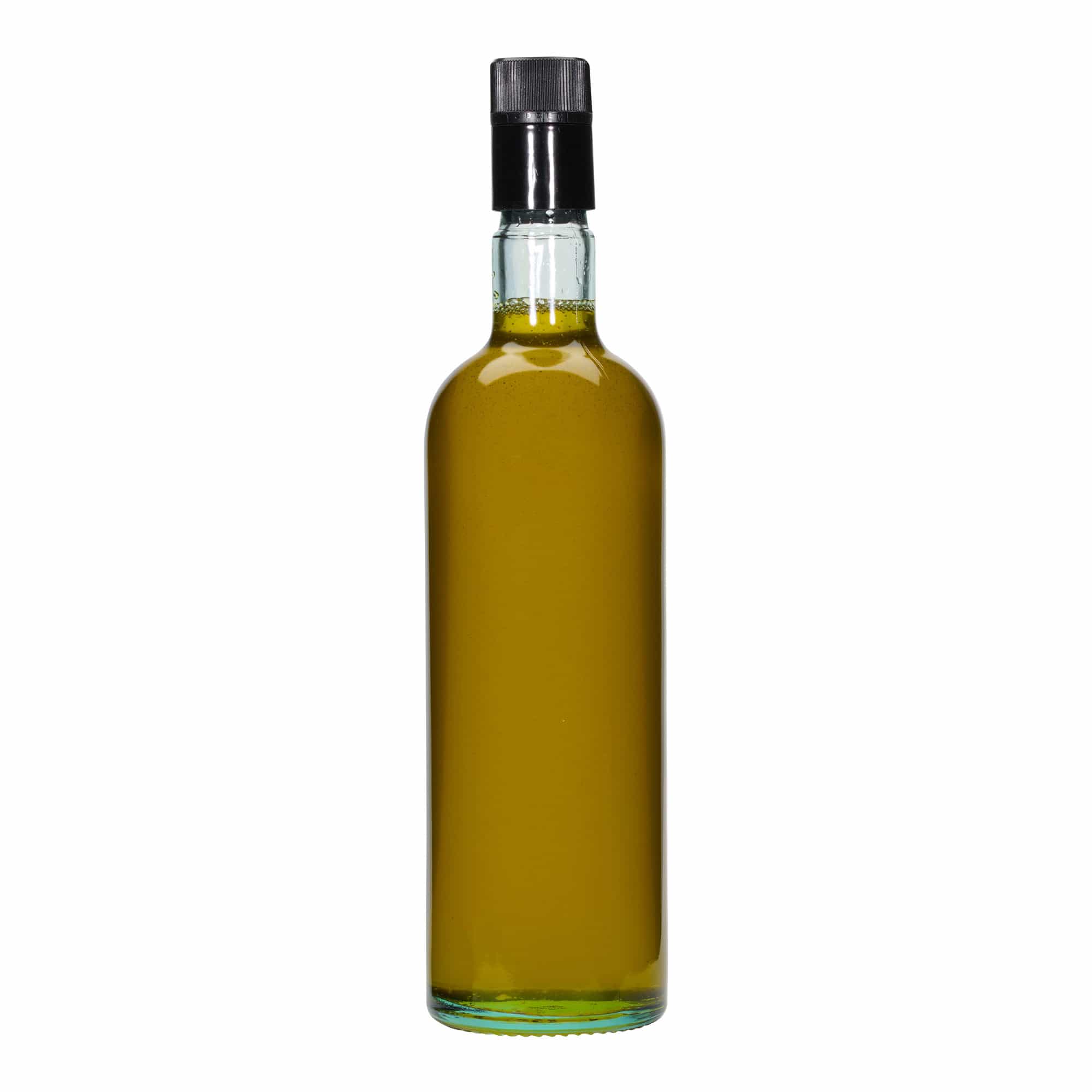 750 ml μπουκάλι ξυδιού/λαδιού 'Willy New', γυαλί, ανοιχτό πράσινο, στόμιο: DOP