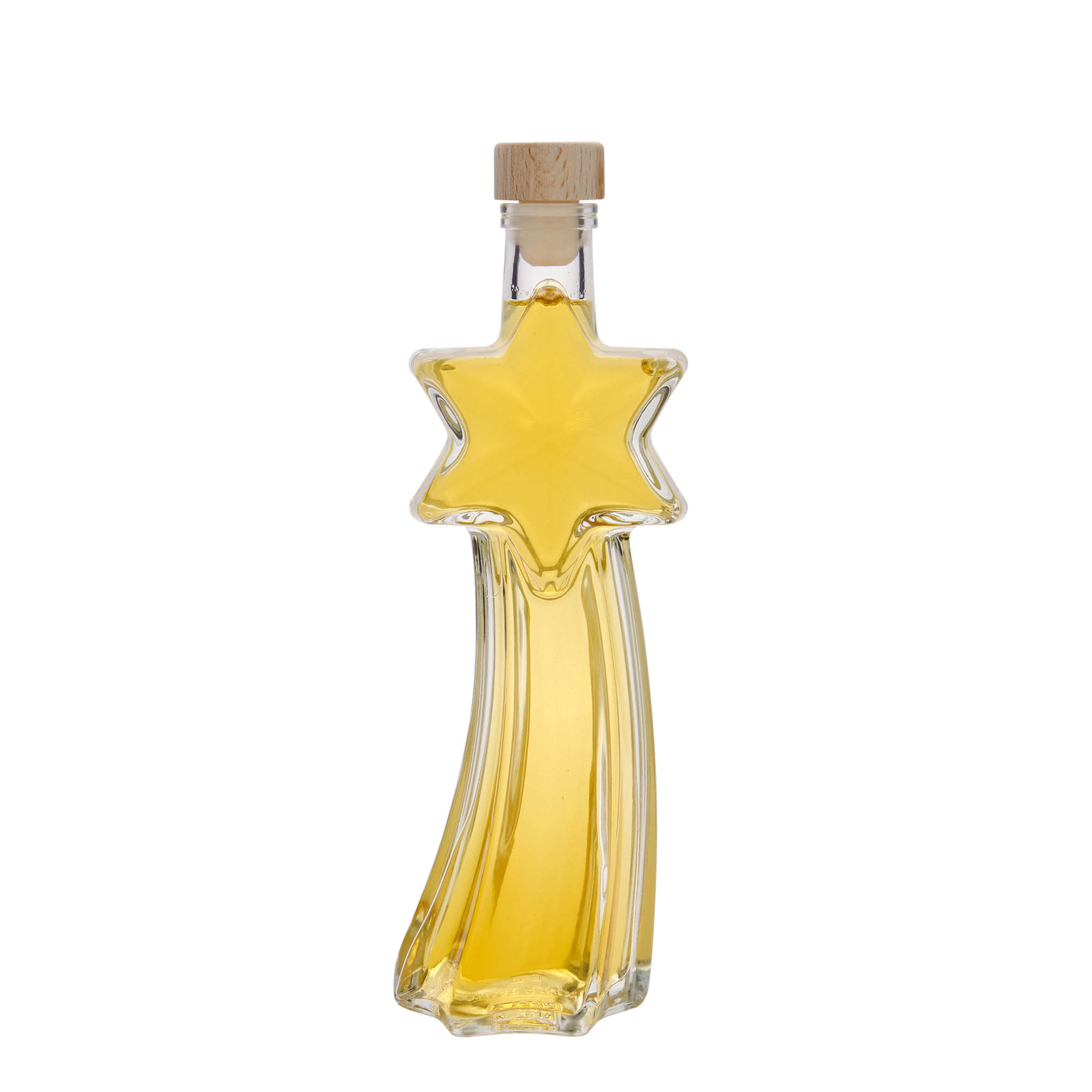 Γυάλινο μπουκάλι 'Πεφταστέρι' 200 ml, στόμιο: φελλός