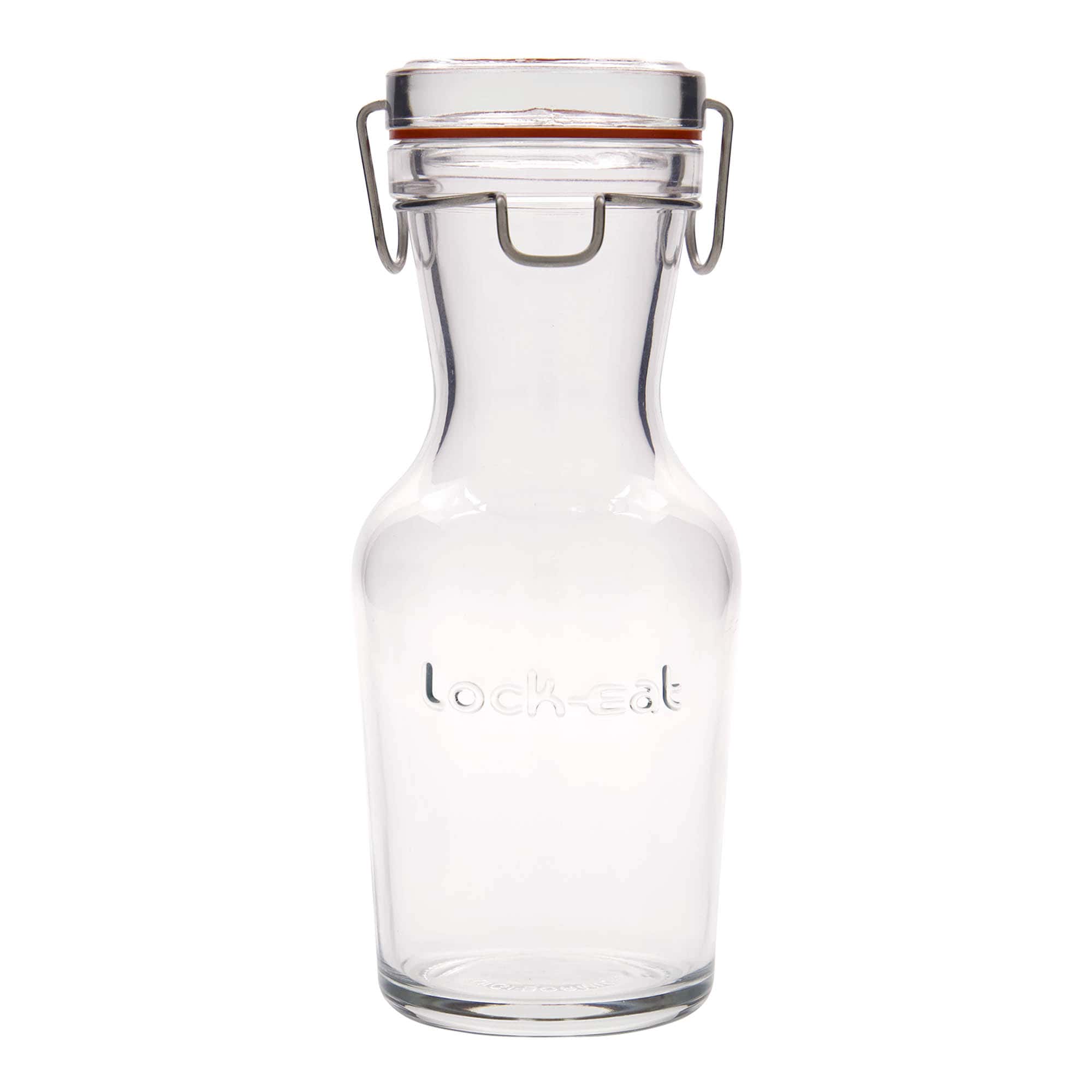 Γυάλινη καράφα 'Lock-Eat' 500 ml, στόμιο: καπάκι με κλιπ