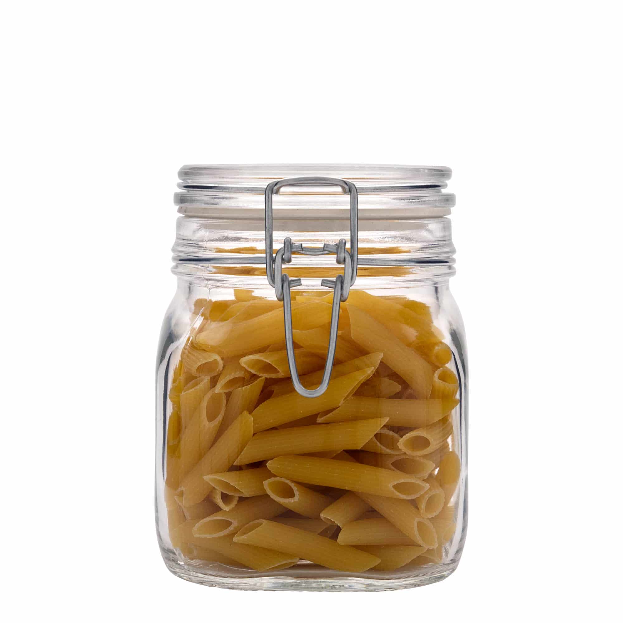 Βάζο με καπάκι με κλιπ 'Fido' 750 ml, τετράγωνο, στόμιο: καπάκι με κλιπ