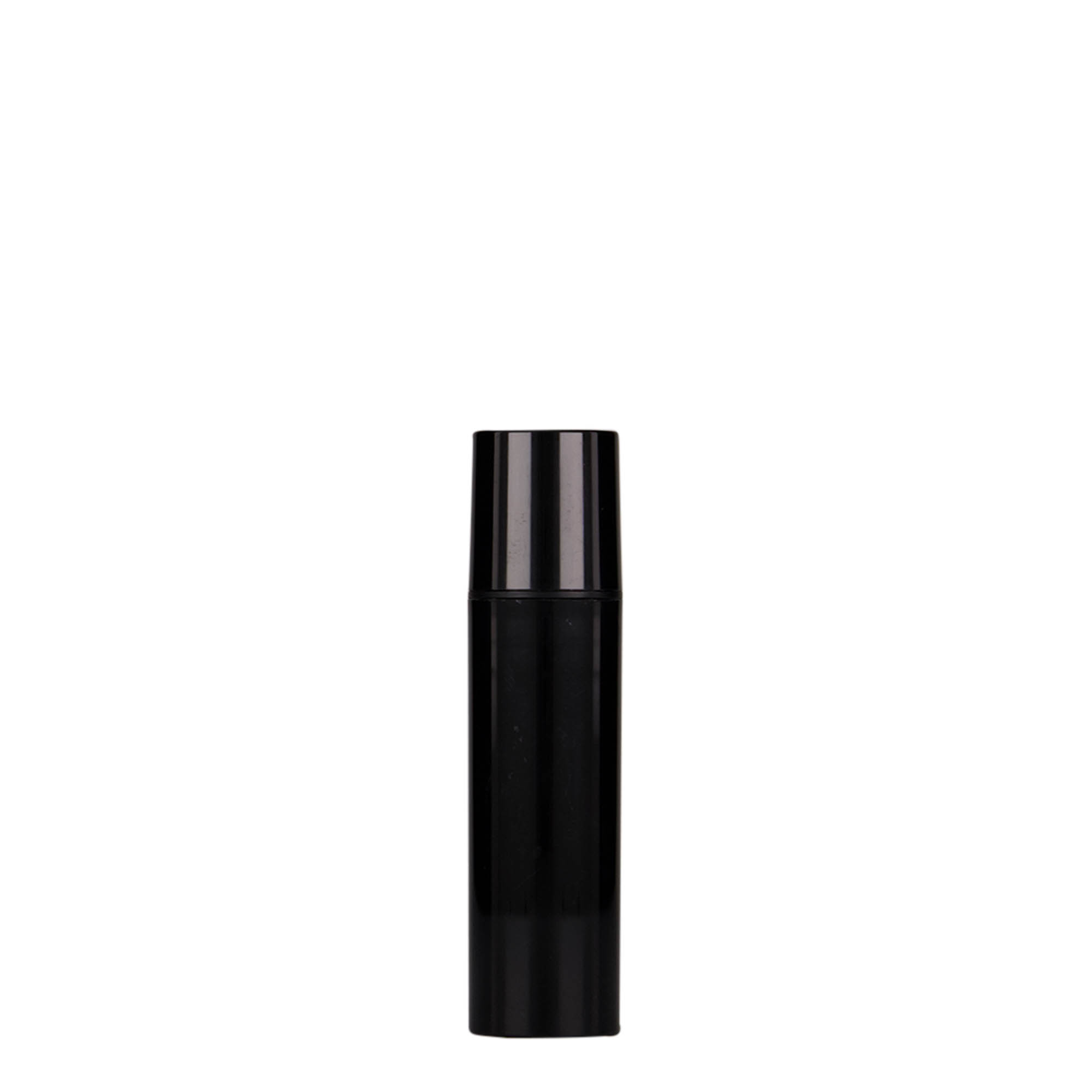 10 ml Airless Διανομέας 'Nano', πλαστικό PP, μαύρο