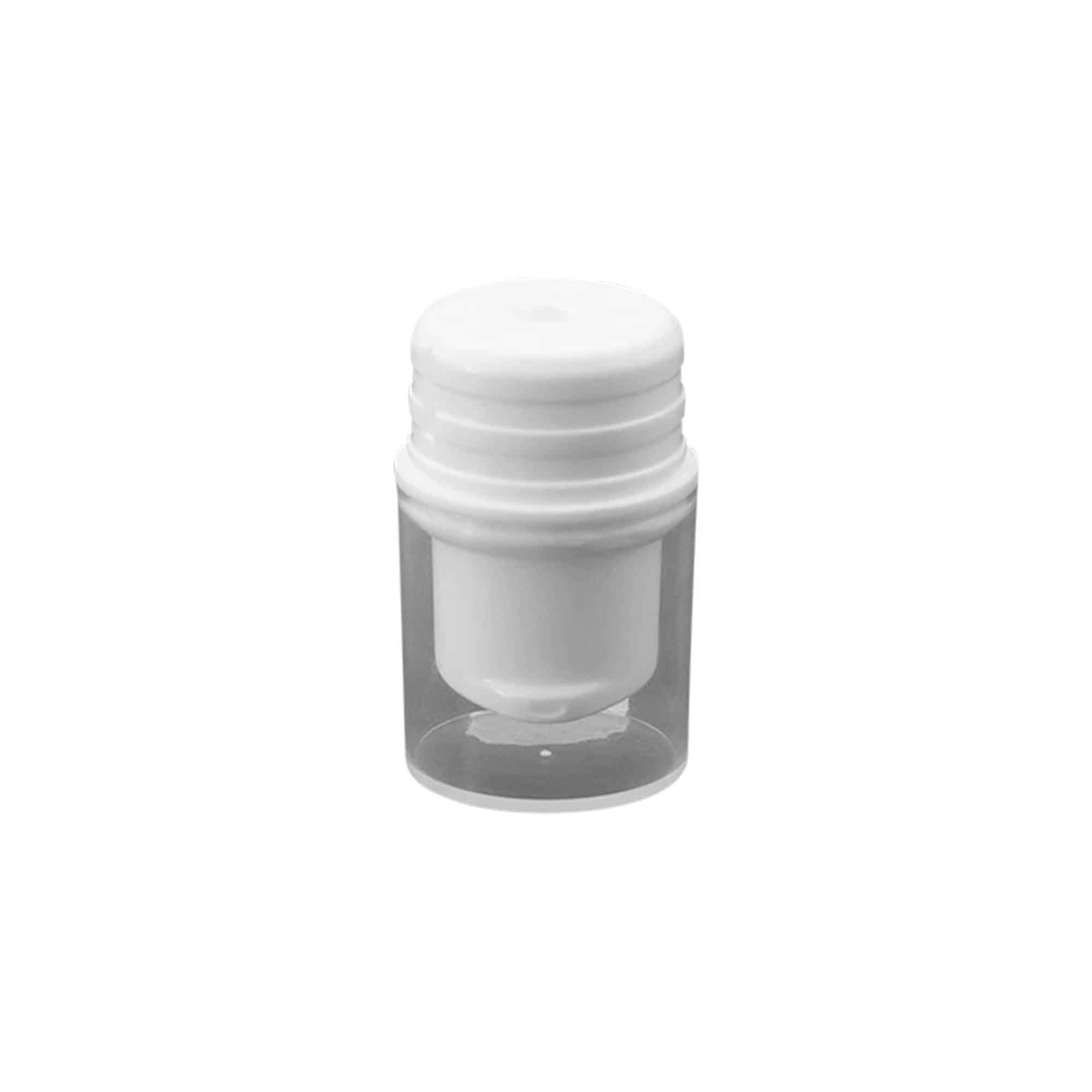 Κεφαλή αντλίας Airless Dispenser 'Nano', πλαστικό PP, λευκή Κεφαλή αντλίας Airless Dispenser 'Nano', πλαστικό PP, λευκή