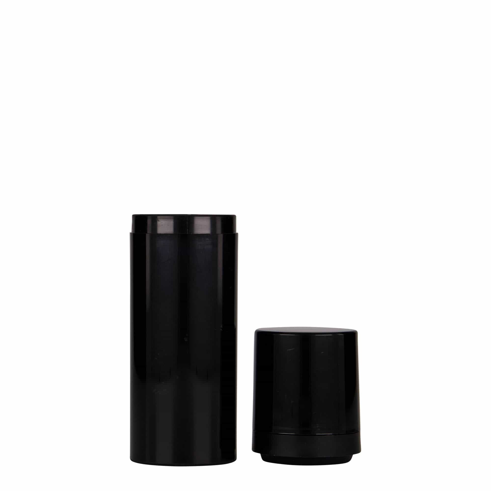 Airless Dispenser 'Mezzo' 50 ml, πλαστικό PP, μαύρο
