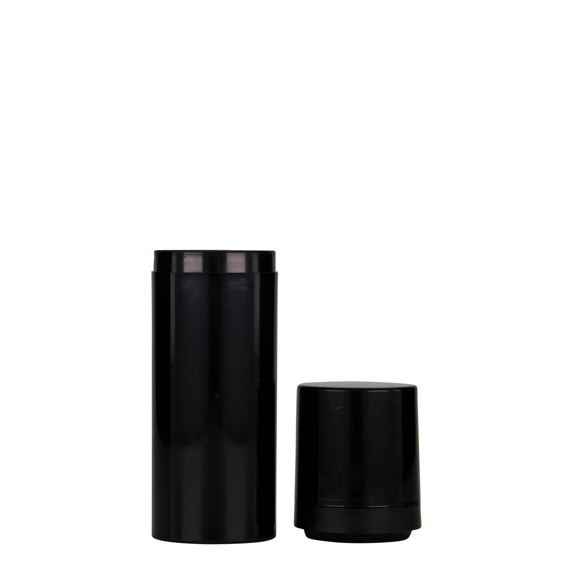 Airless Dispenser 'Mezzo' 50 ml, πλαστικό PP, μαύρο