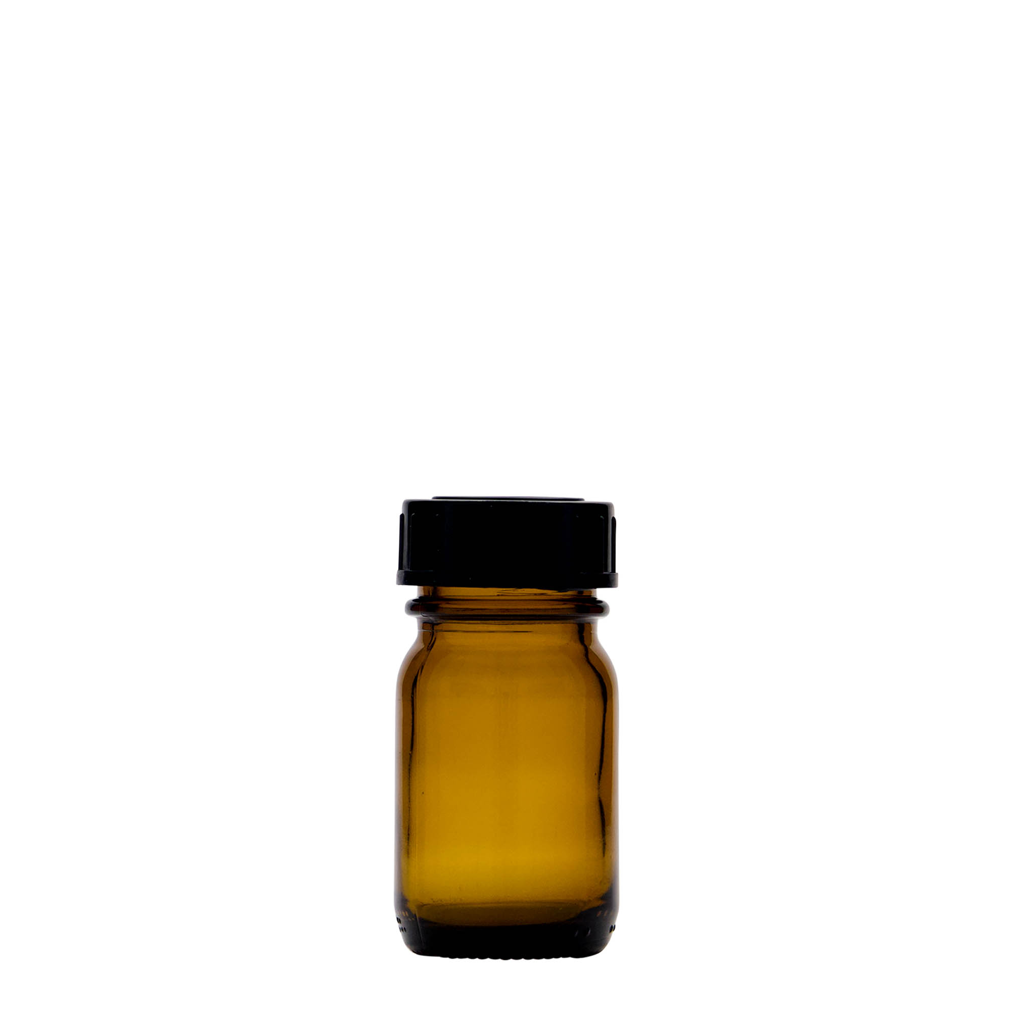 Βάζο με φαρδύ λαιμό 30 ml, καφέ, στόμιο: DIN 32 Βάζο με φαρδύ λαιμό 30 ml, καφέ, στόμιο: DIN 32