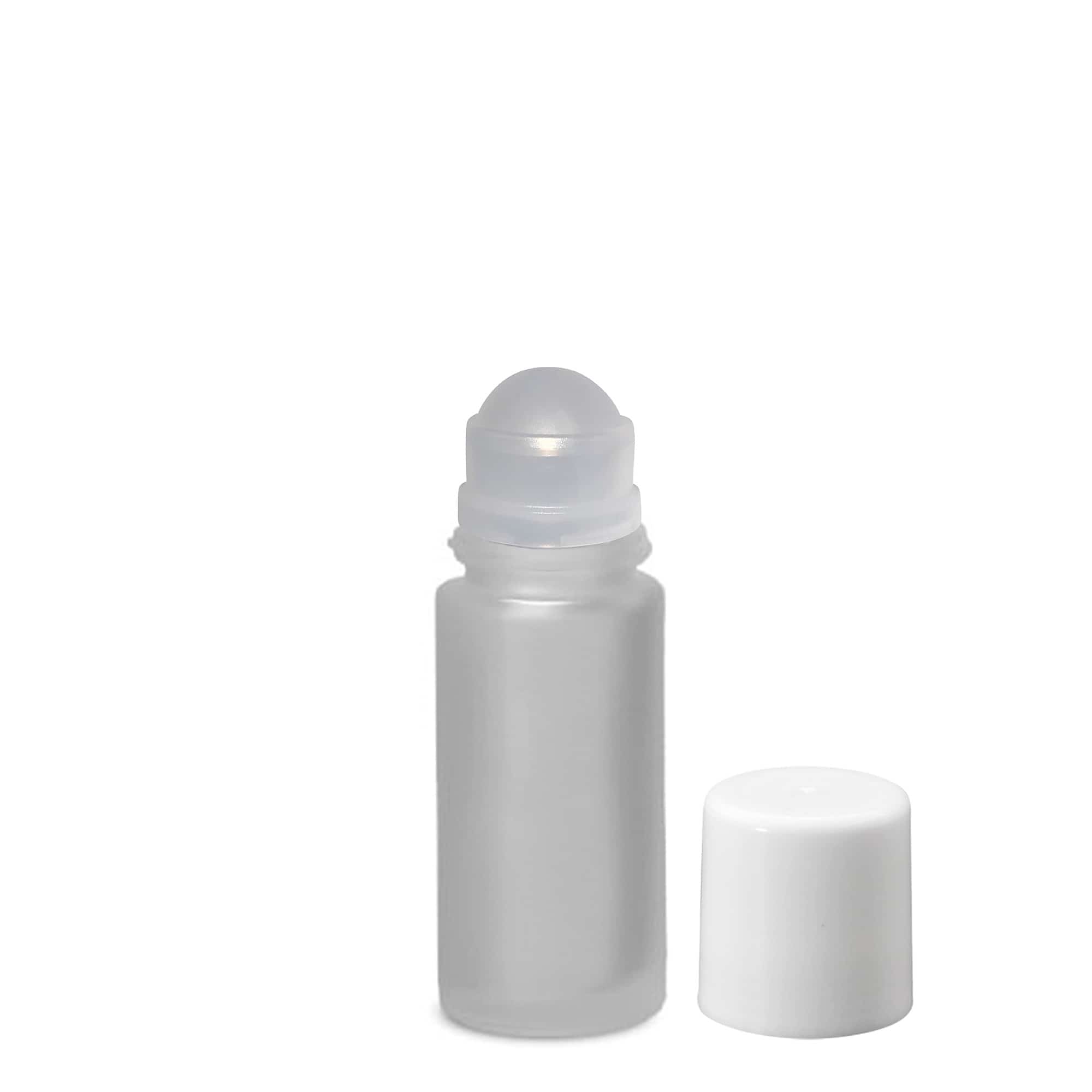 50 ml φιάλη roll-on, γυάλινη, παγωμένη, στόμιο: βιδωτό καπάκι