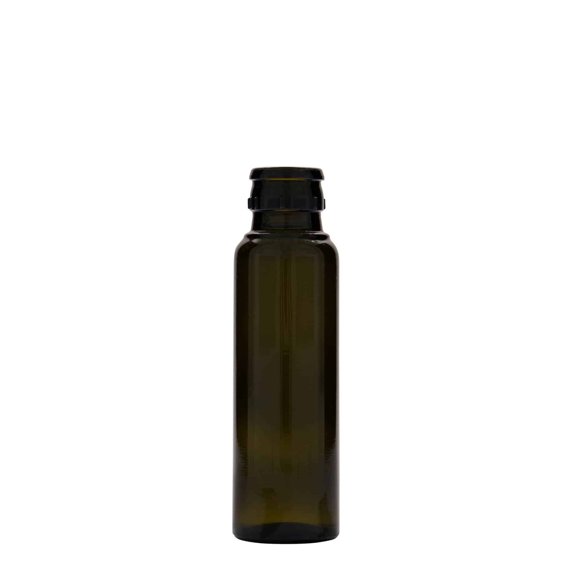 Μπουκάλι για ξίδι/λάδι 'Willy New' 100 ml, γυάλινο, πράσινο αντικέ, στόμιο: DOP
