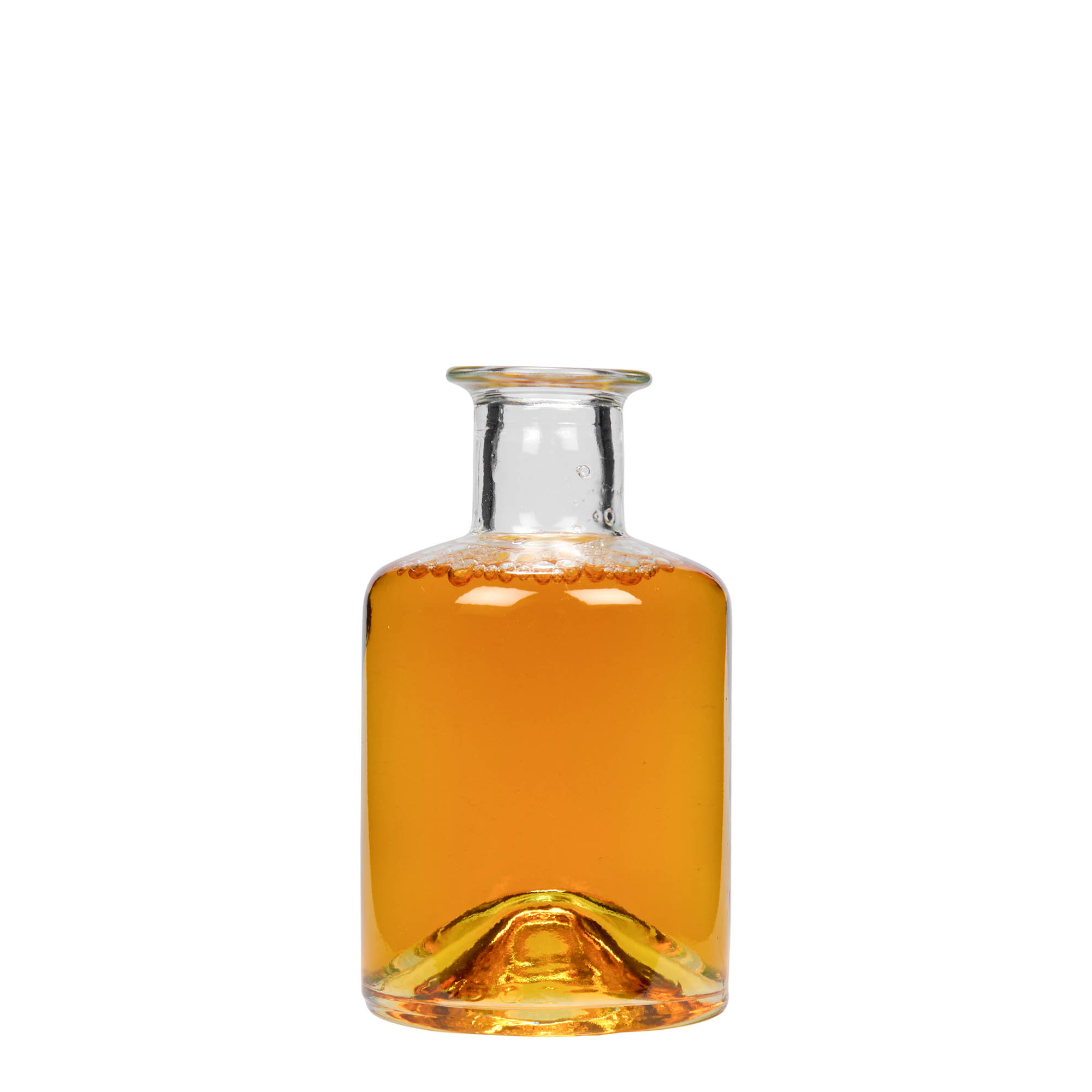 Γυάλινο μπουκάλι φαρμακείου 200 ml, στόμιο: φελλός