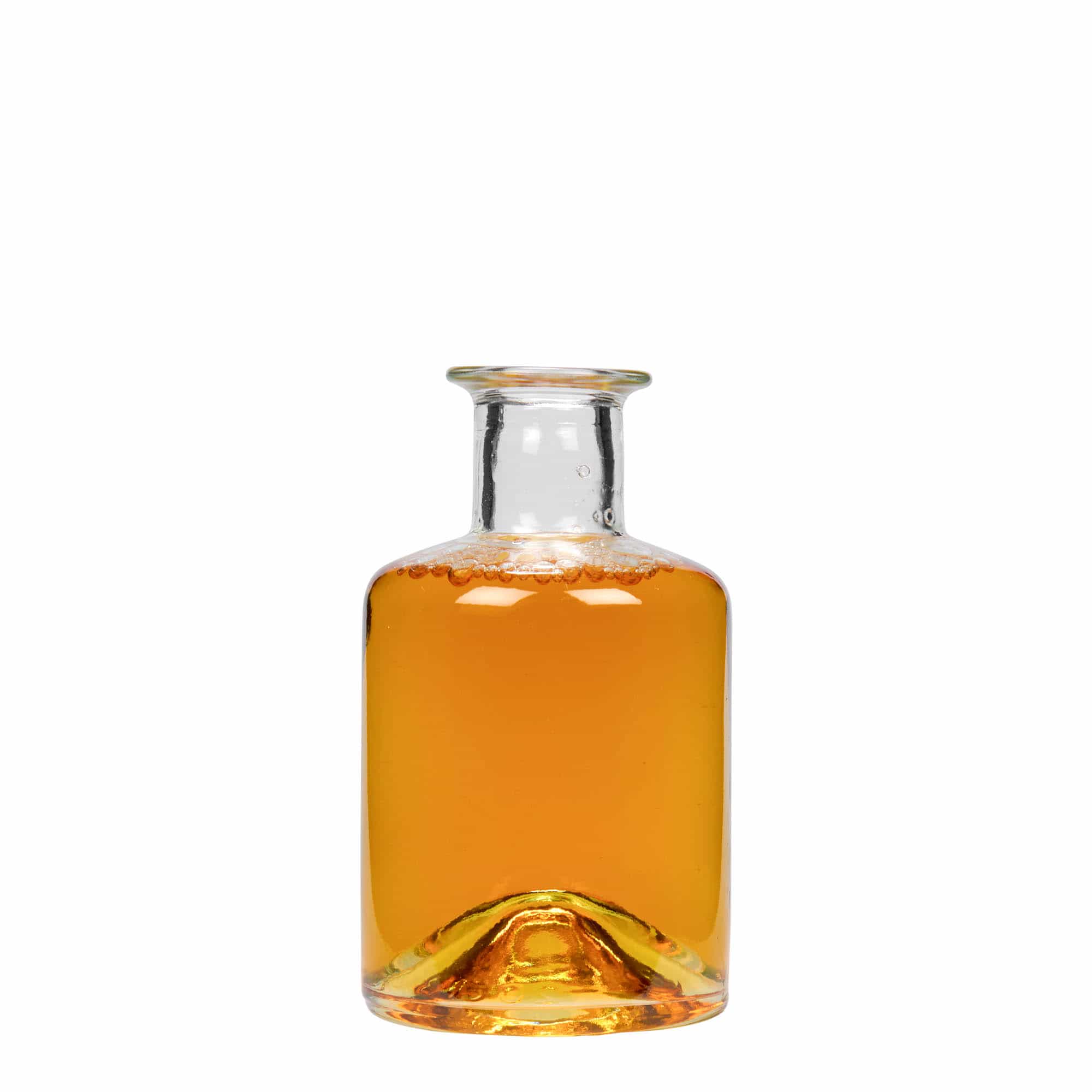 200 ml γυάλινο μπουκάλι φαρμακοποιού, στόμιο: φελλός