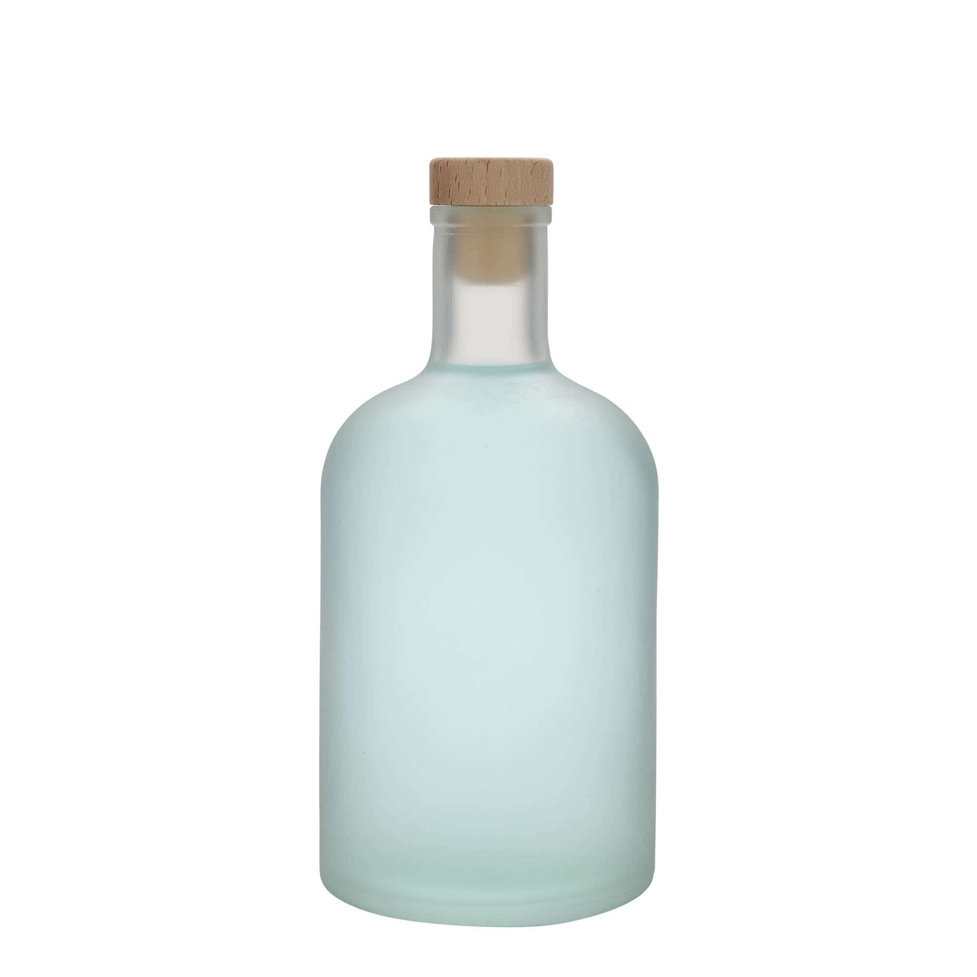 Γυάλινο μπουκάλι 'Gerardino' 700 ml, εφέ του πάγου, στόμιο: φελλός