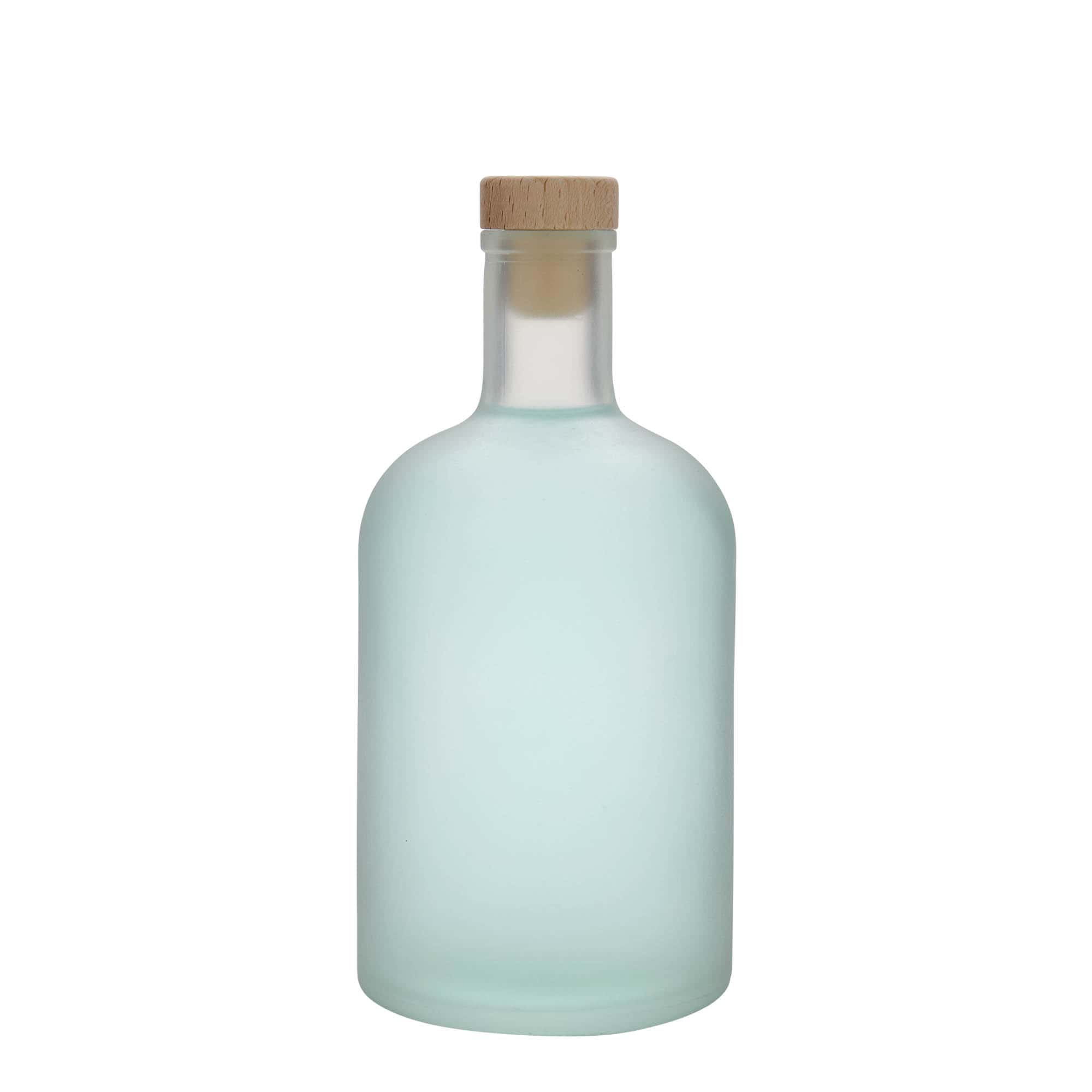 Γυάλινο μπουκάλι 'Gerardino' 700 ml, εφέ του πάγου, στόμιο: φελλός