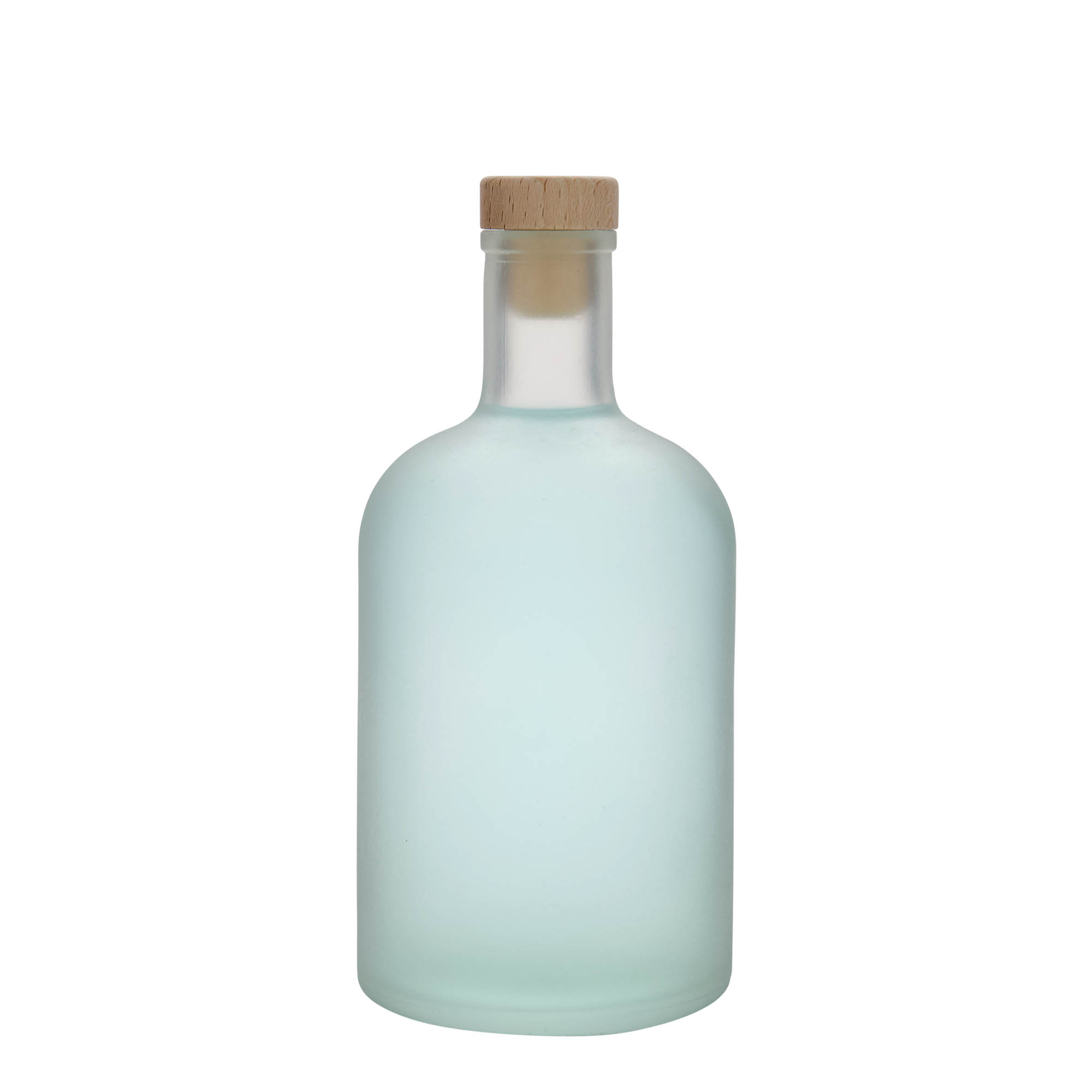 Γυάλινο μπουκάλι 'Gerardino' 700 ml, εφέ του πάγου, στόμιο: φελλός
