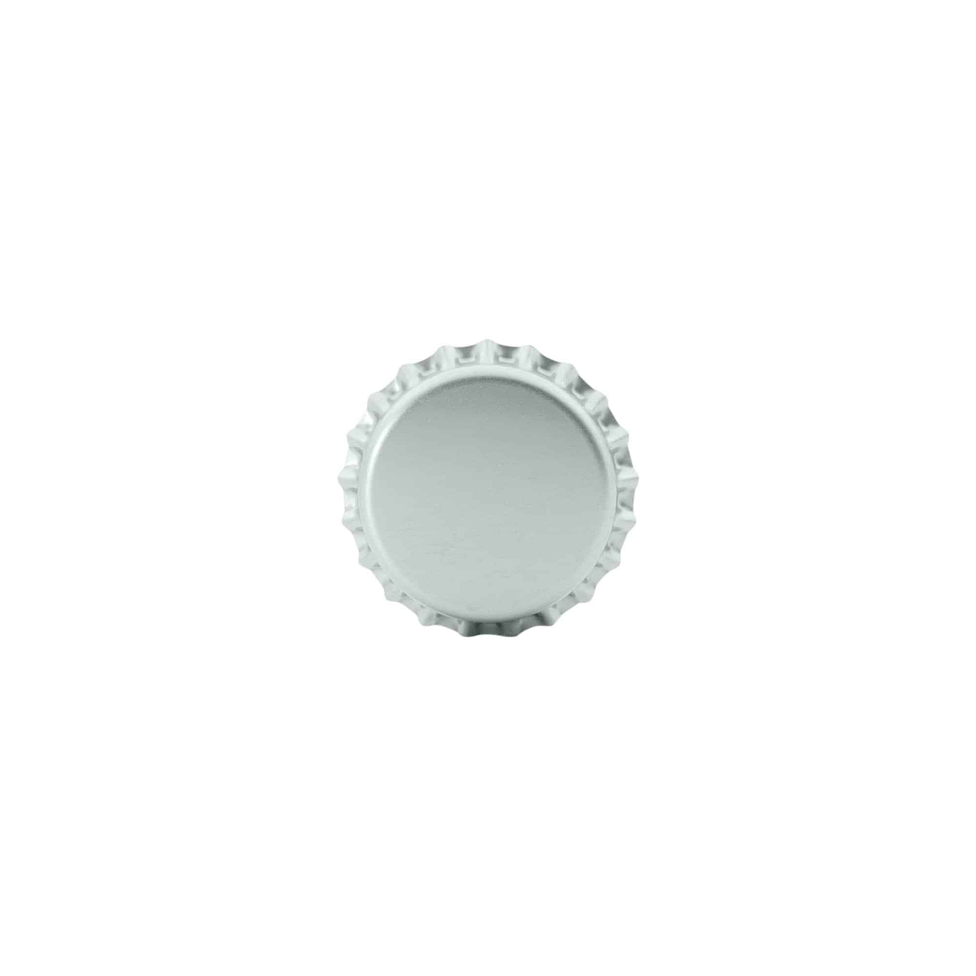 Μεταλλική τάπα 26 mm, μεταλλική, ασημί