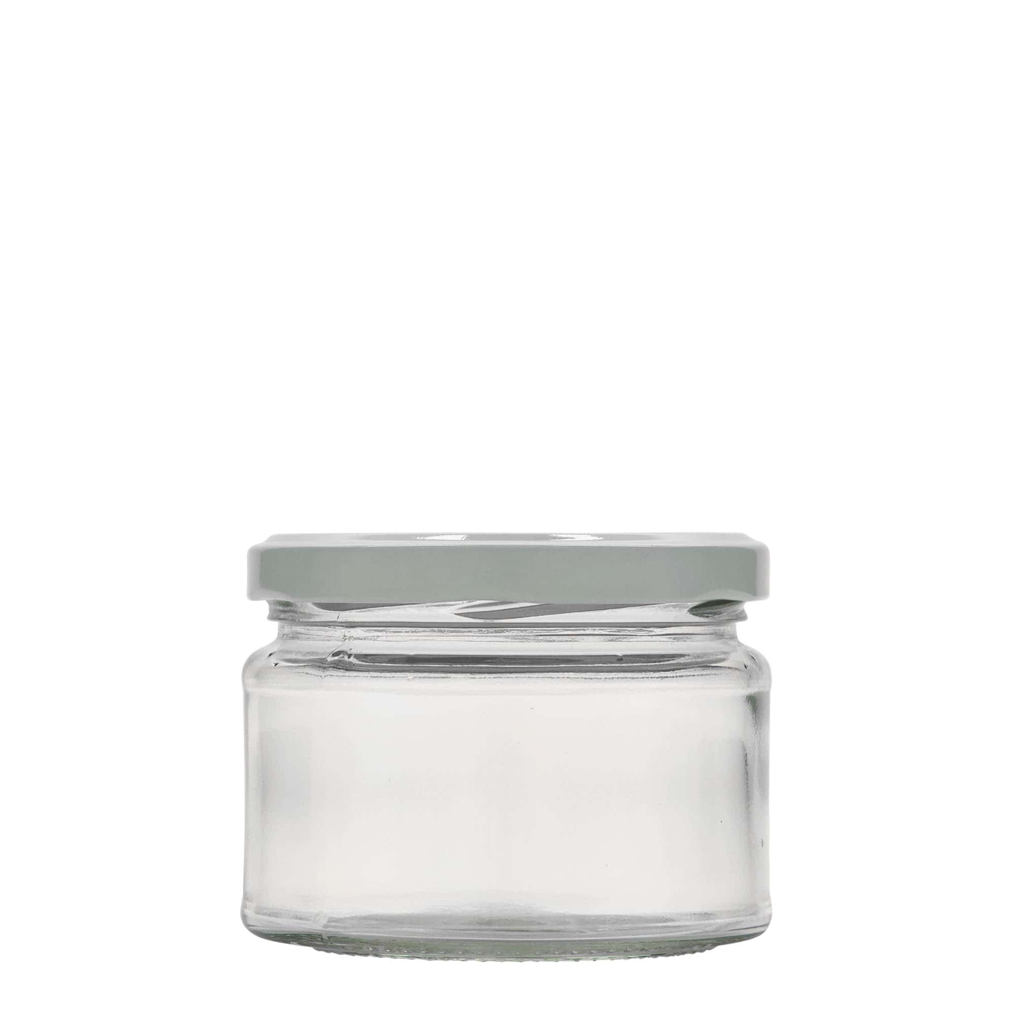280 ml επίπεδο στρογγυλό γυαλί, στόμιο: Twist-Off (TO 82)