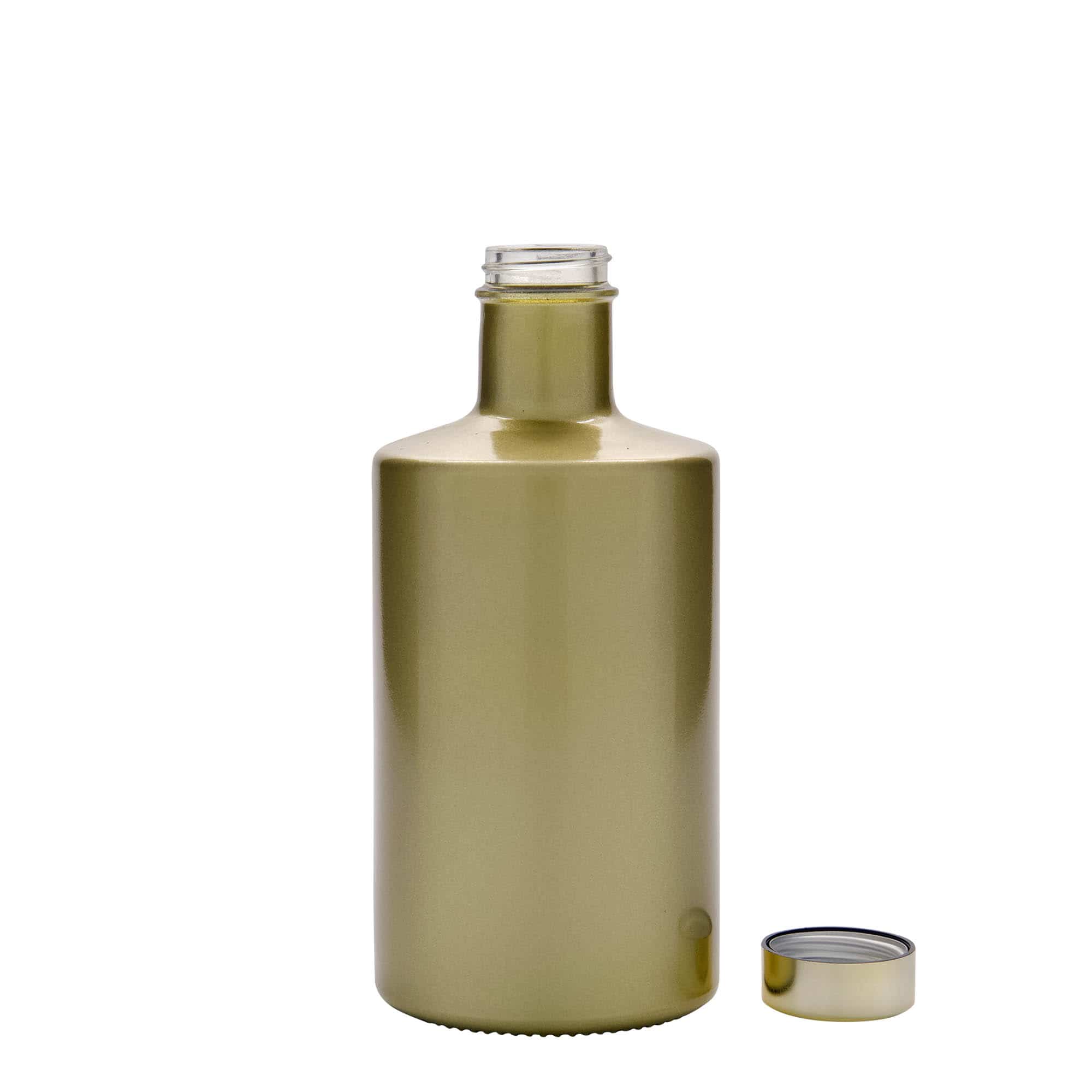 Γυάλινο μπουκάλι 'Caroline' 500 ml, χρυσό, στόμιο: GPI 33