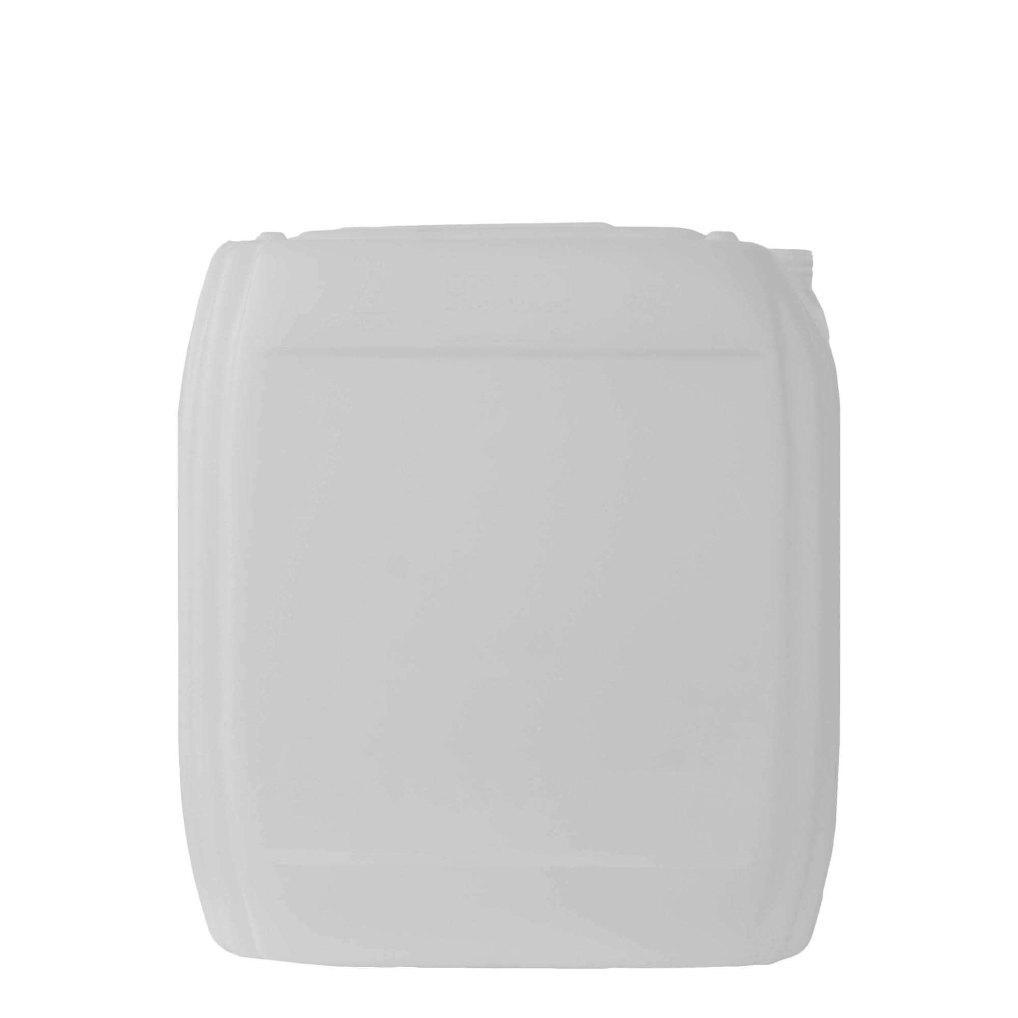Μπιτόνι 25 l, ορθογώνιο, πλαστικό HDPE, φυσικό χρώμα, στόμιο: ND 60