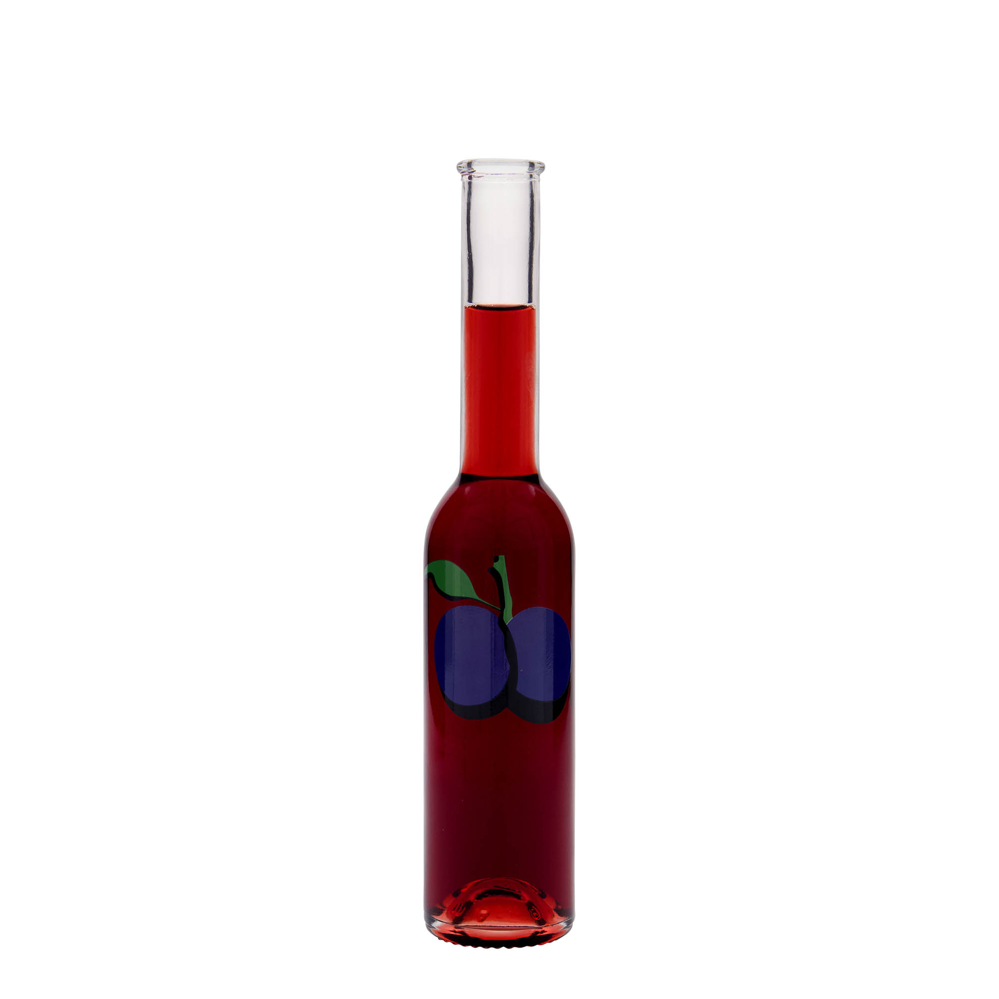 Γυάλινο μπουκάλι 'Opera' 200 ml, σχέδιο: δαμάσκηνο, στόμιο: φελλός Γυάλινο μπουκάλι 'Opera' 200 ml, σχέδιο: δαμάσκηνο, στόμιο: φελλός