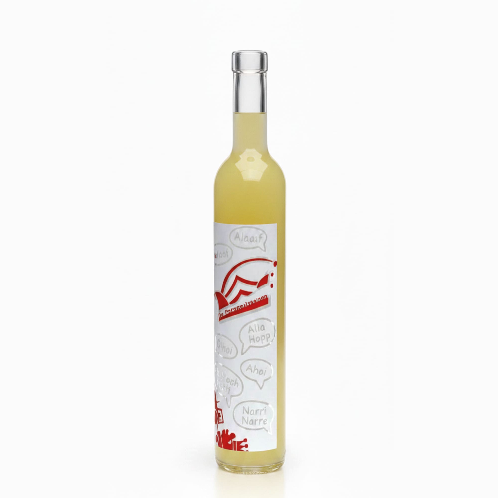 500 ml γυάλινο μπουκάλι Maximo με εκτύπωση 'Καρναβάλι', στόμιο: φελλός
