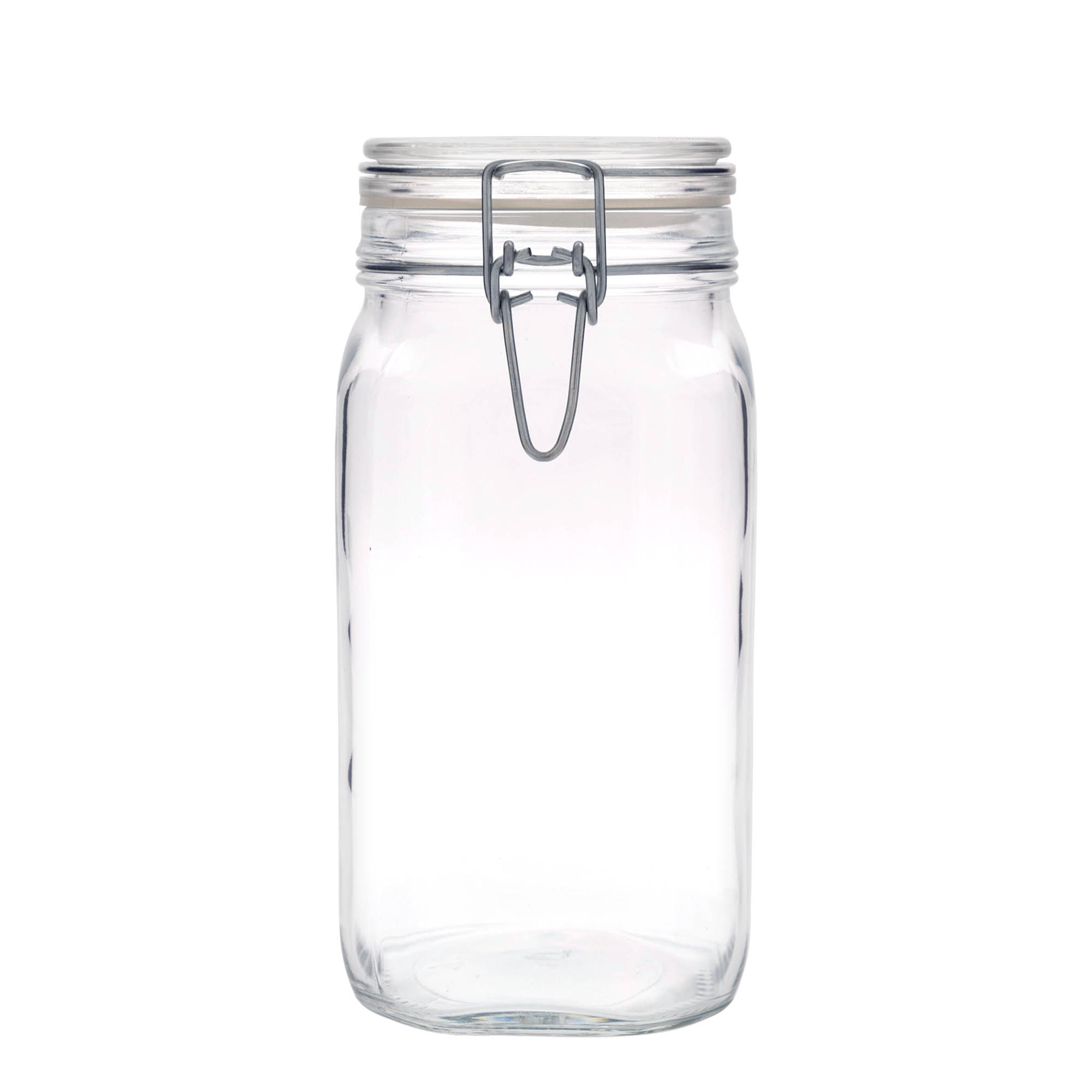 Βάζο με καπάκι με κλιπ 'Fido' 1.500 ml, τετράγωνο, στόμιο: καπάκι με κλιπ