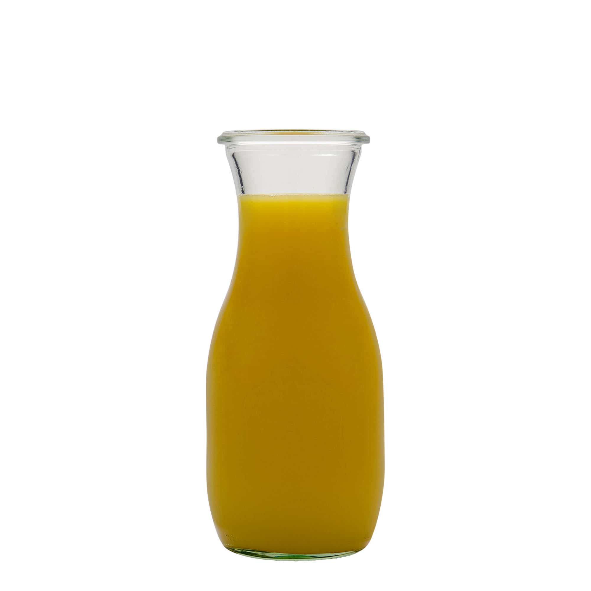 Μπουκάλι για χυμό WECK 500 ml, στόμιο: στρογγυλεμένο χείλος