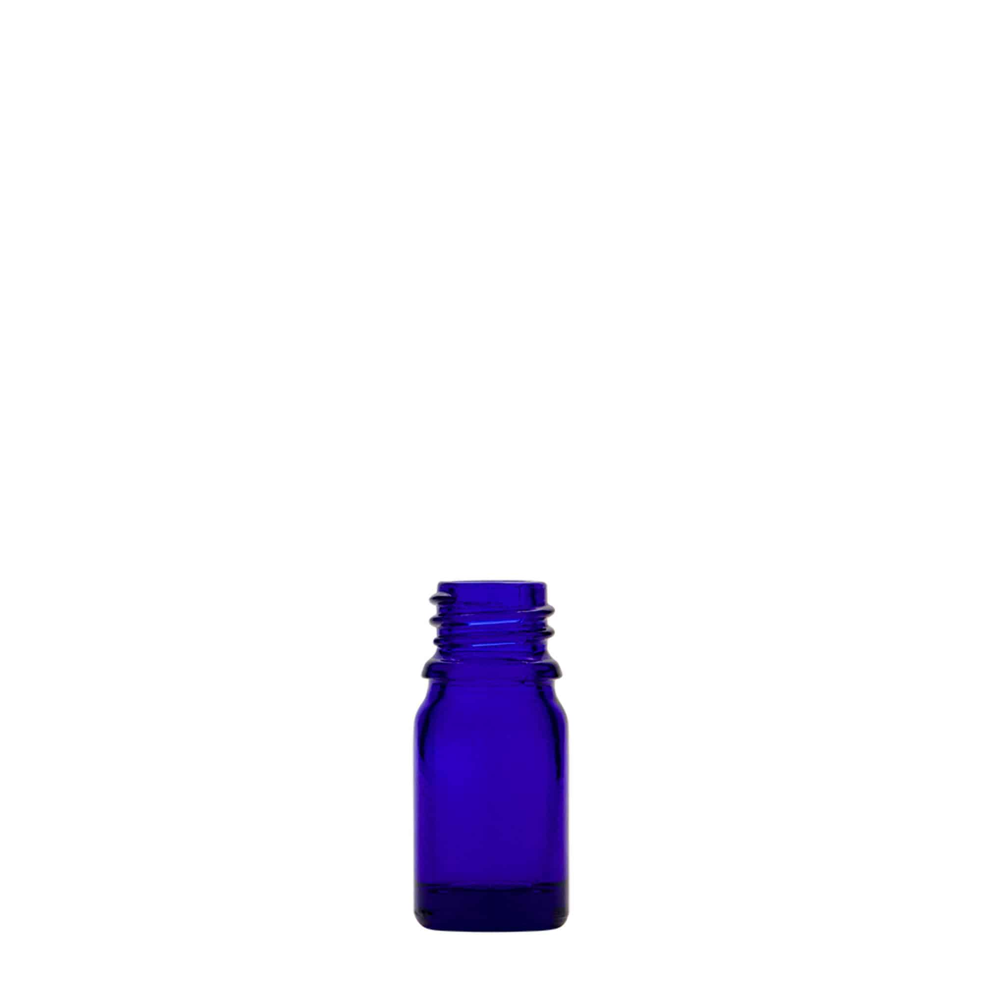 Μπουκάλι φαρμάκου 5 ml, γυάλινο, μπλε ρουά, στόμιο: DIN 18 Μπουκάλι φαρμάκου 5 ml, γυάλινο, μπλε ρουά, στόμιο: DIN 18