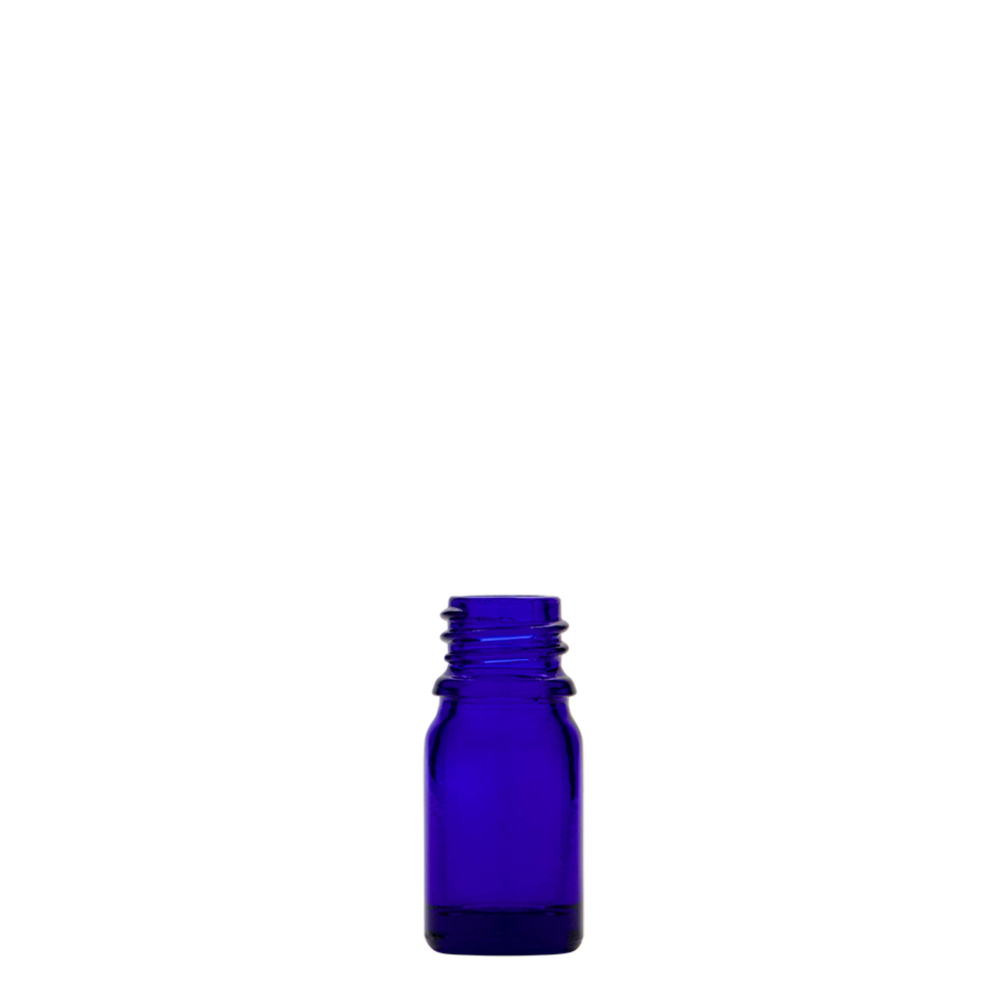Μπουκάλι φαρμάκου 5 ml, γυάλινο, μπλε ρουά, στόμιο: DIN 18