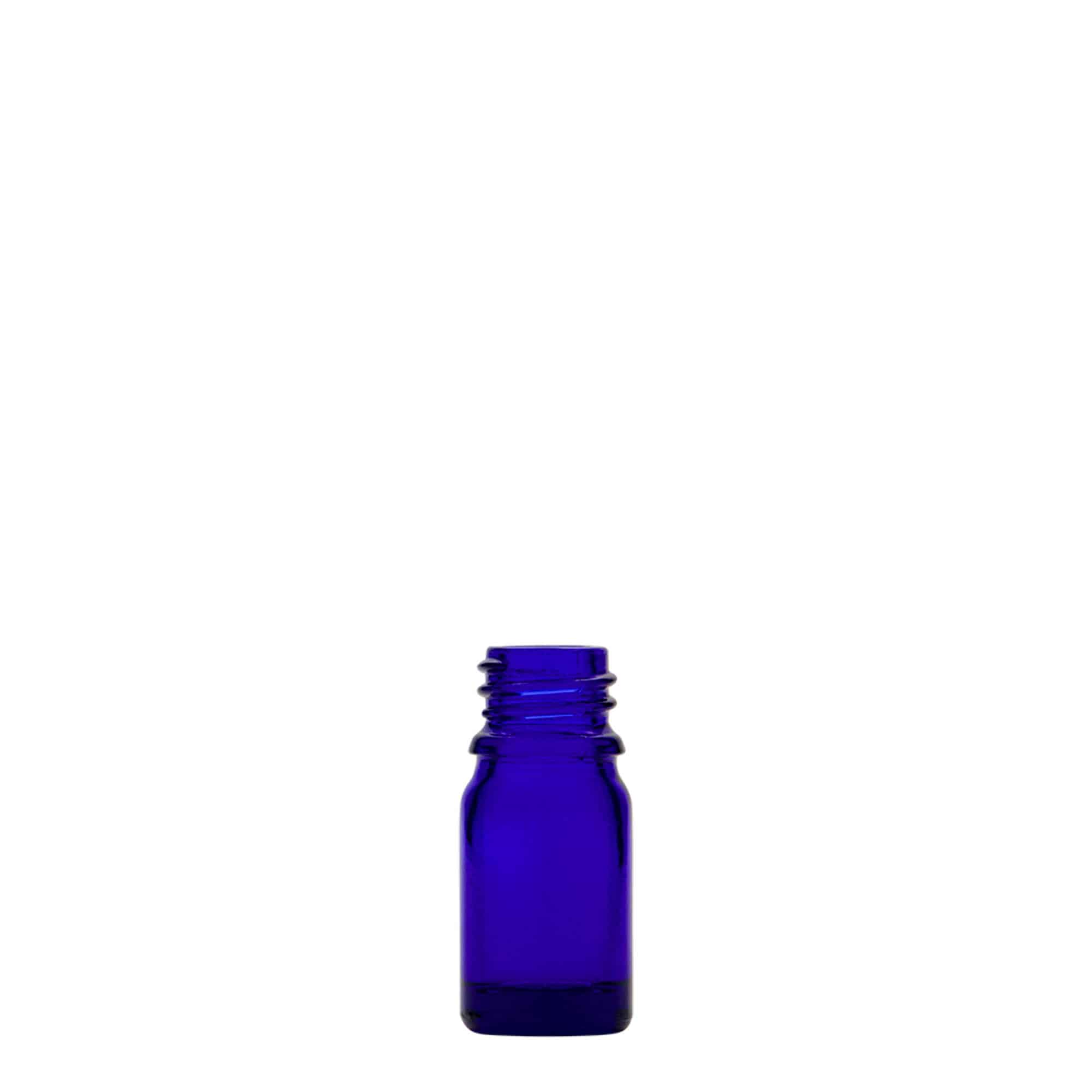 5 ml φιαλίδιο φαρμάκου, γυαλί, βασιλικό μπλε, στόμιο: DIN 18