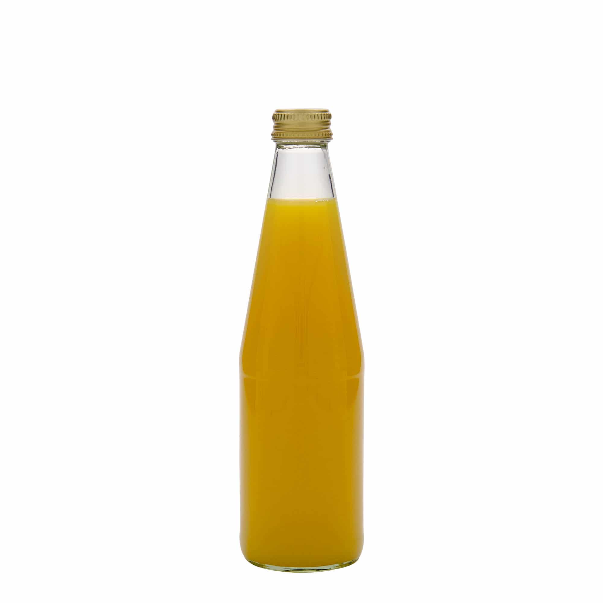 Κυλινδρικό μπουκάλι γενικής χρήσης 330 ml, γυάλινο, στόμιο: PP 28