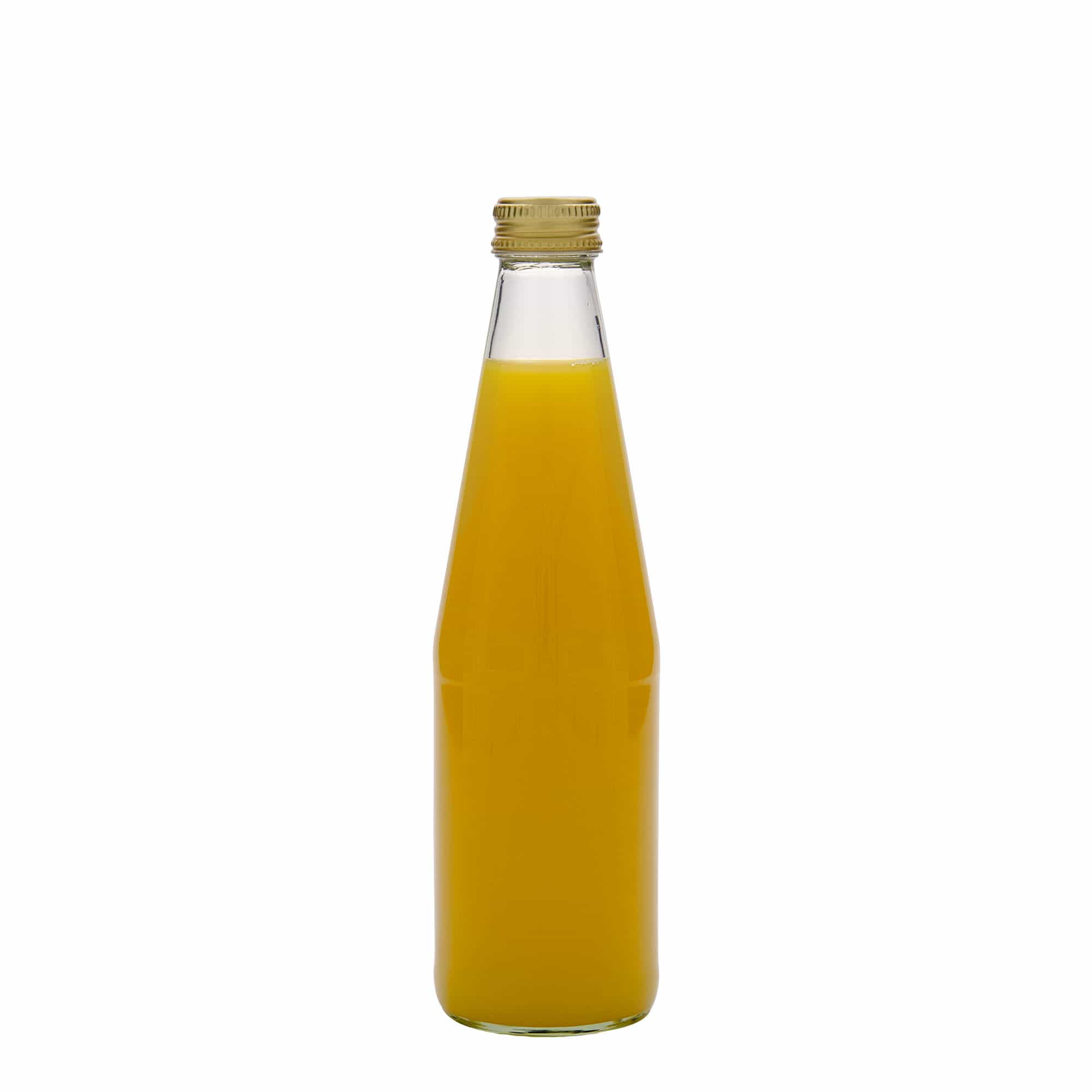 Κυλινδρικό μπουκάλι γενικής χρήσης 330 ml, γυάλινο, στόμιο: PP 28