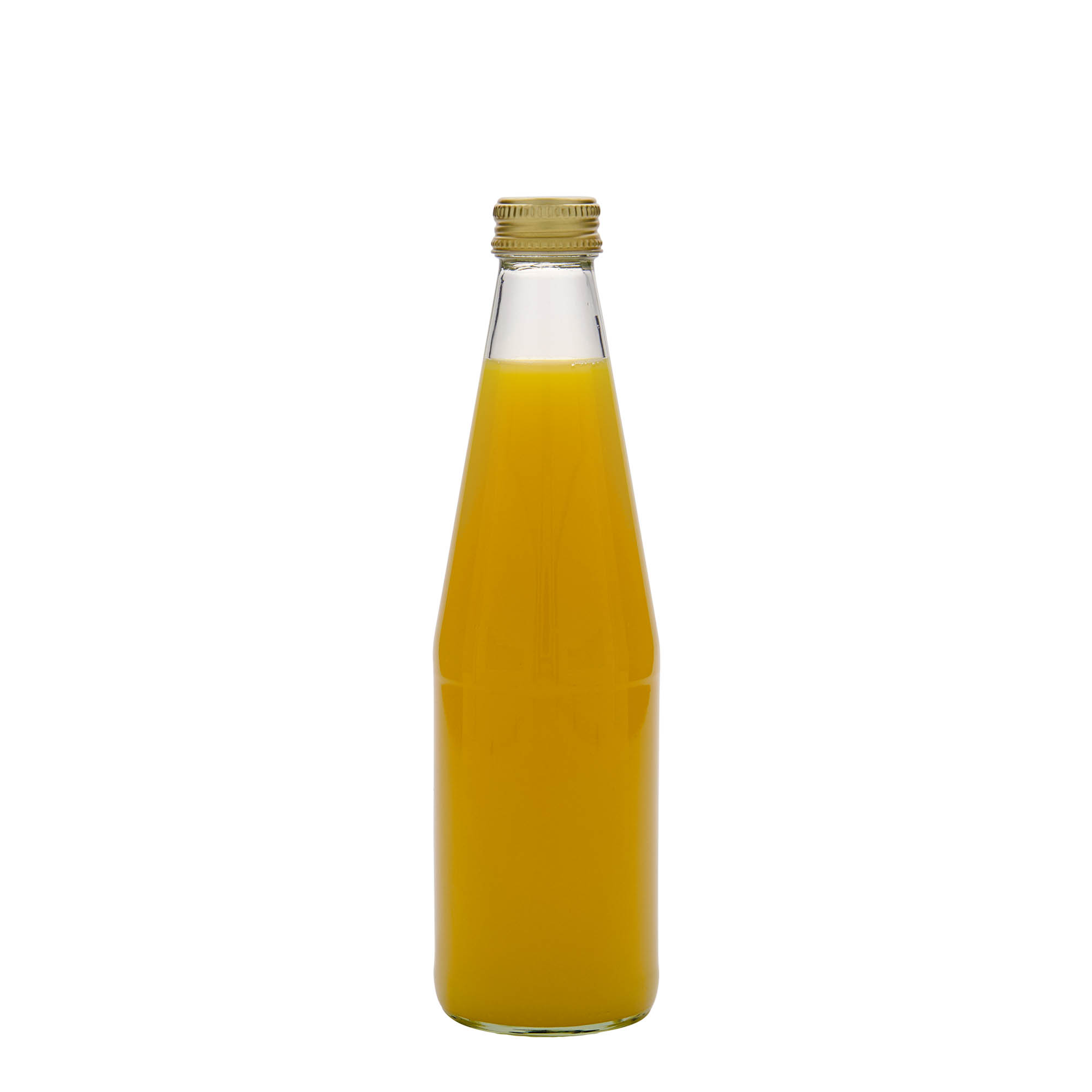 330 ml καθολικό μπουκάλι σε σχήμα καρότου, γυαλί, στόμιο: PP 28