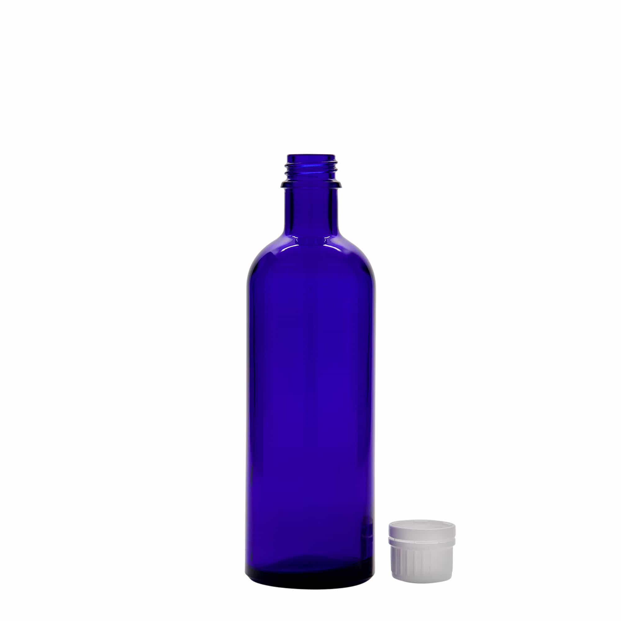 200 ml φιαλίδιο φαρμάκου, γυαλί, βασιλικό μπλε, στόμιο: DIN 22