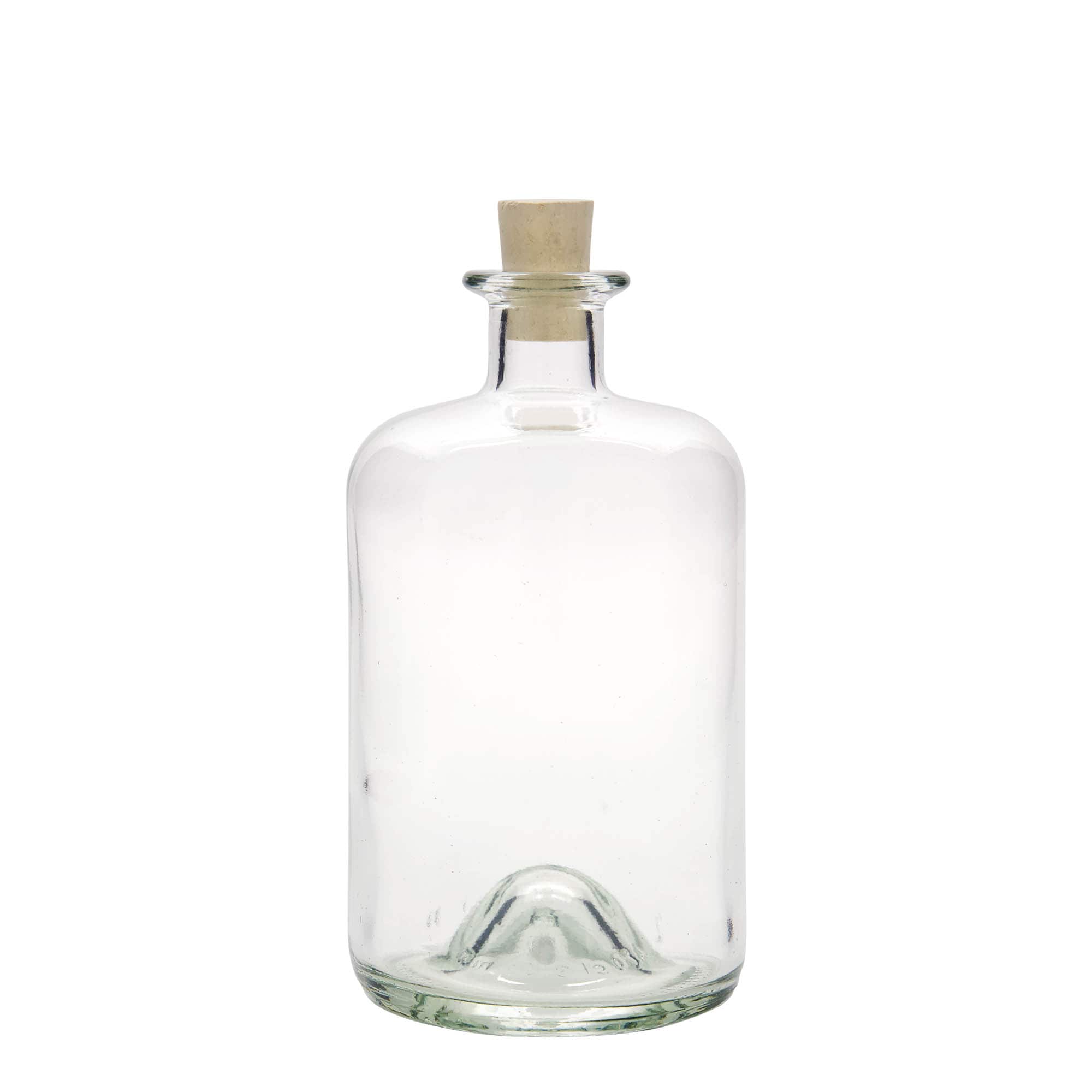 Γυάλινο μπουκάλι φαρμακείου 700 ml, στόμιο: φελλός
