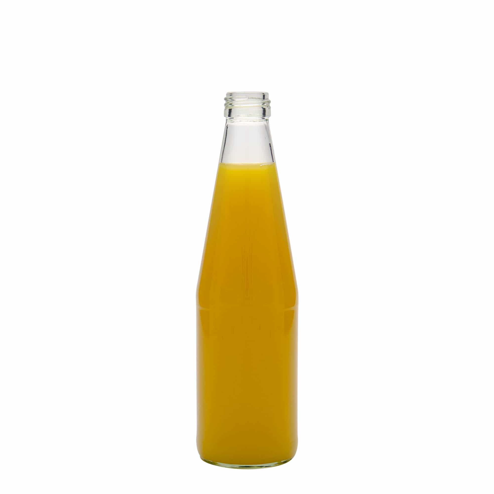 Κυλινδρικό μπουκάλι γενικής χρήσης 330 ml, γυάλινο, στόμιο: PP 28
