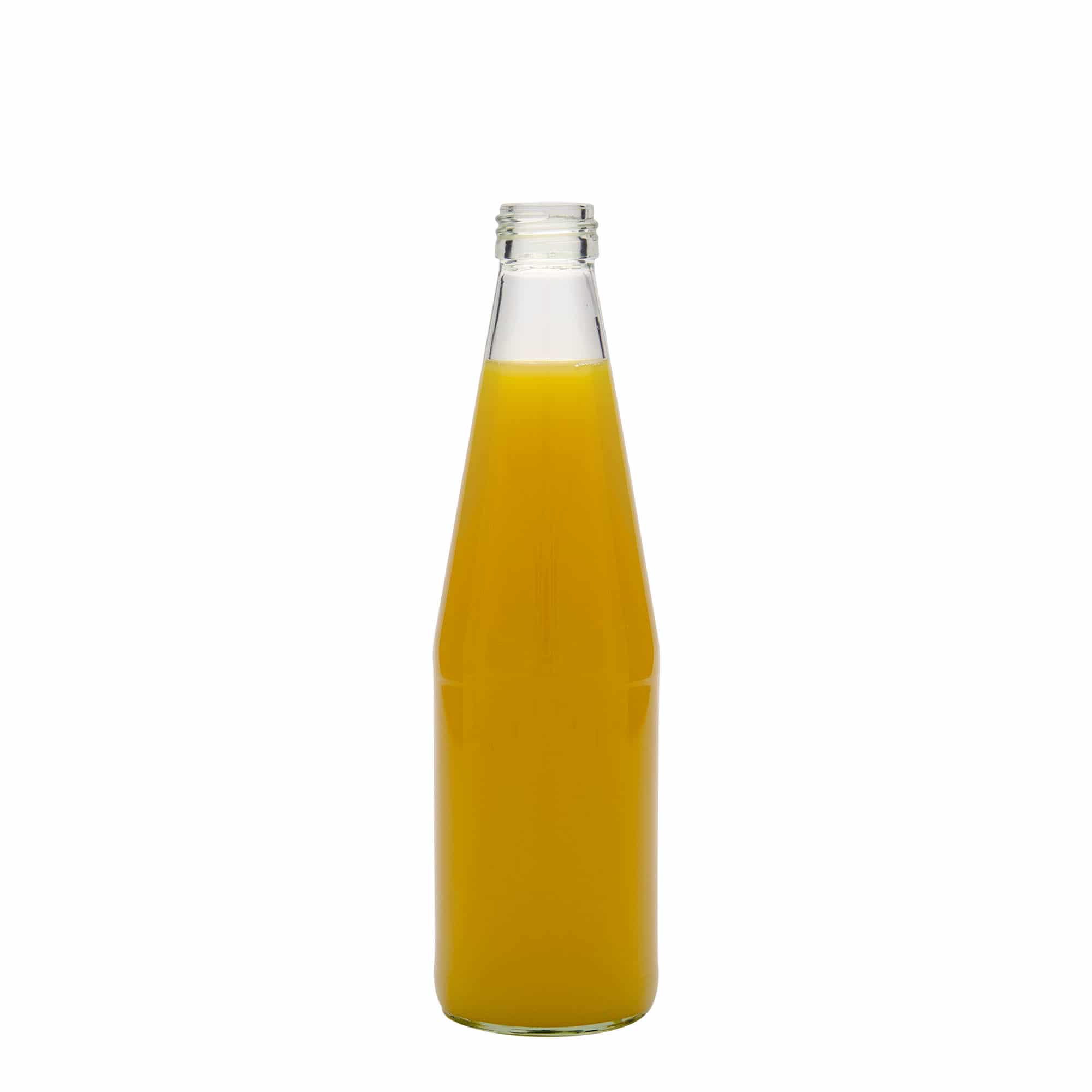Κυλινδρικό μπουκάλι γενικής χρήσης 330 ml, γυάλινο, στόμιο: PP 28