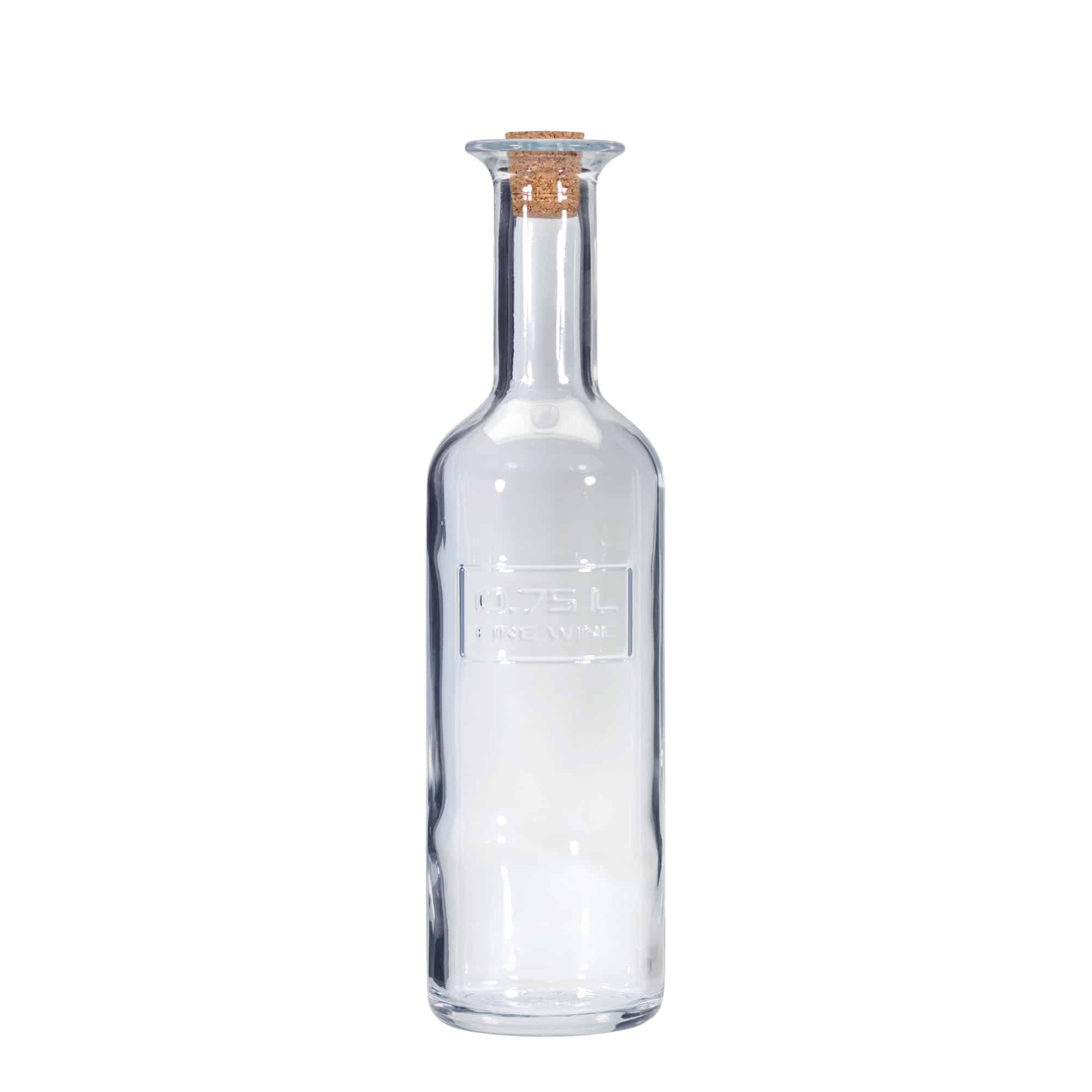 Γυάλινο μπουκάλι 'Optima Fine Wine' 750 ml, στόμιο: φελλός