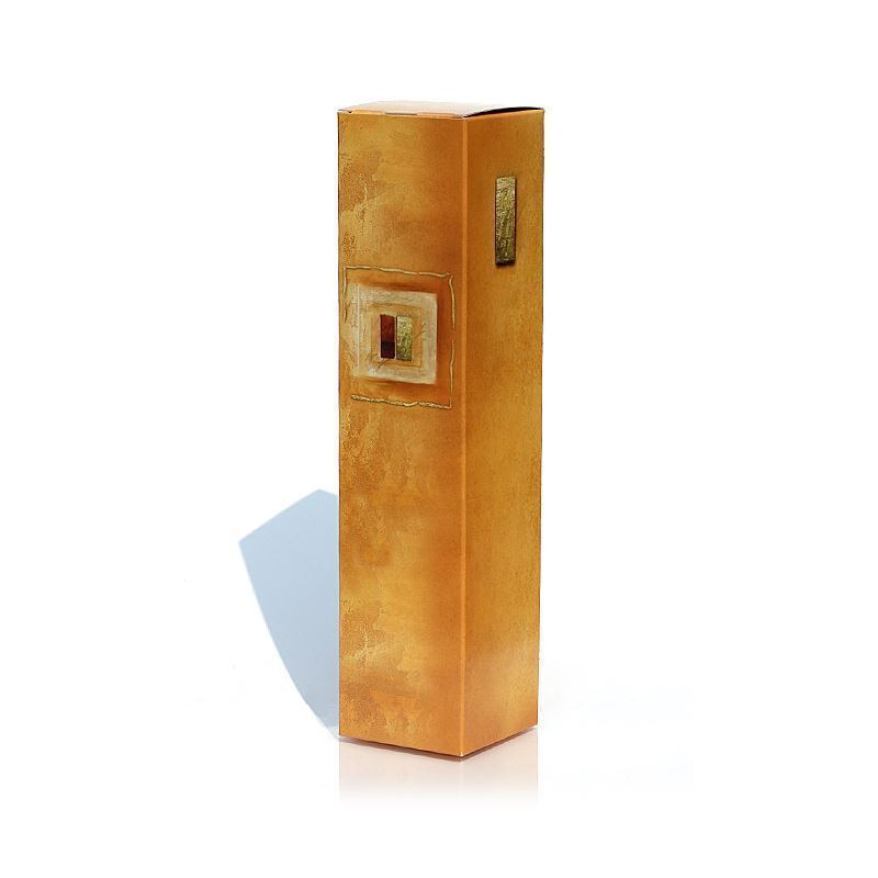 Κουτί δώρου 'Παλμός', ορθογώνιο, χαρτονένιο, χρώμα του πηλού