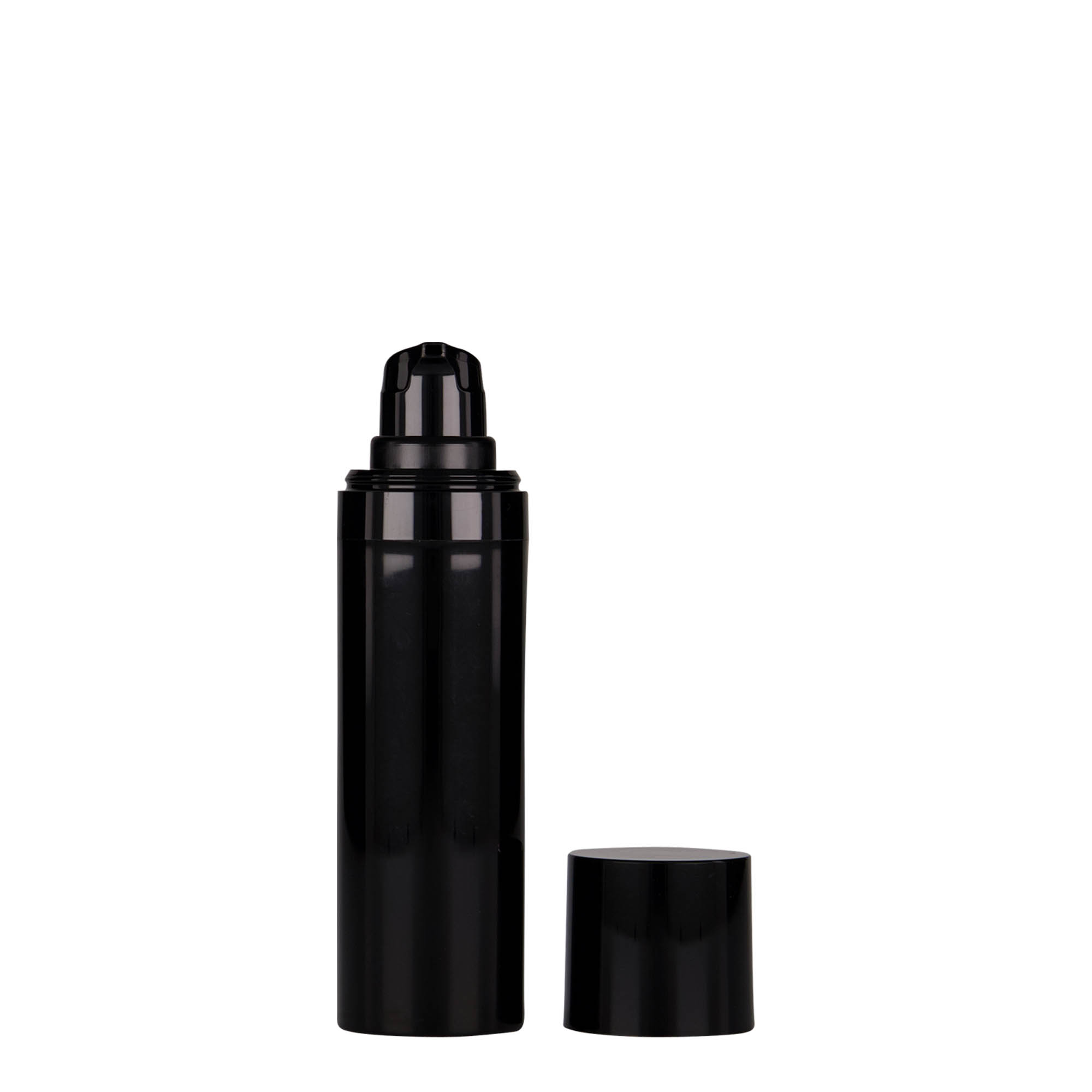 Airless Dispenser 'Micro' 30 ml, πλαστικό PP, μαύρο