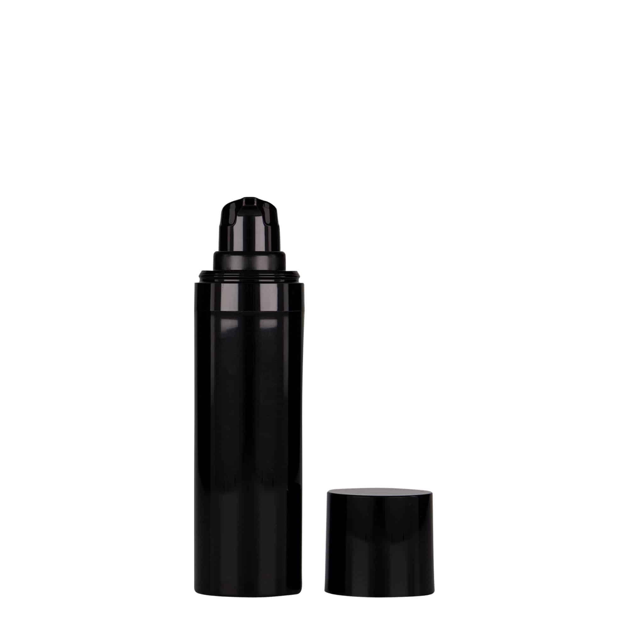 30 ml Airless Διανομέας 'Micro', πλαστικό PP, μαύρο