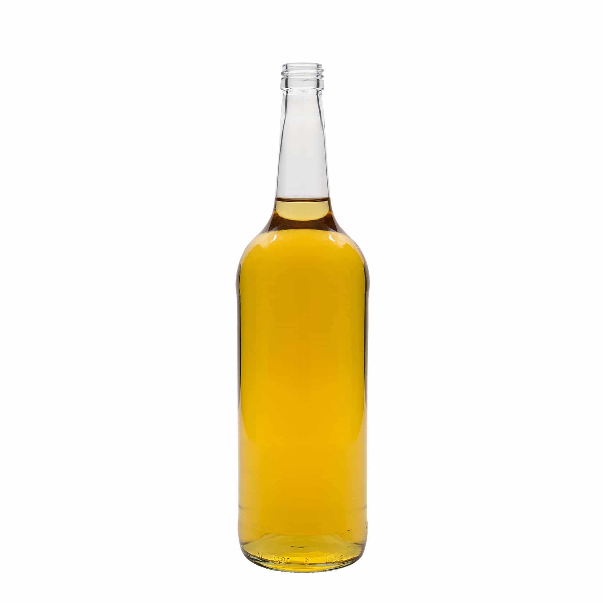 Γυάλινο μπουκάλι με ίσιο λαιμό 1.000 ml, στόμιο: φελλός