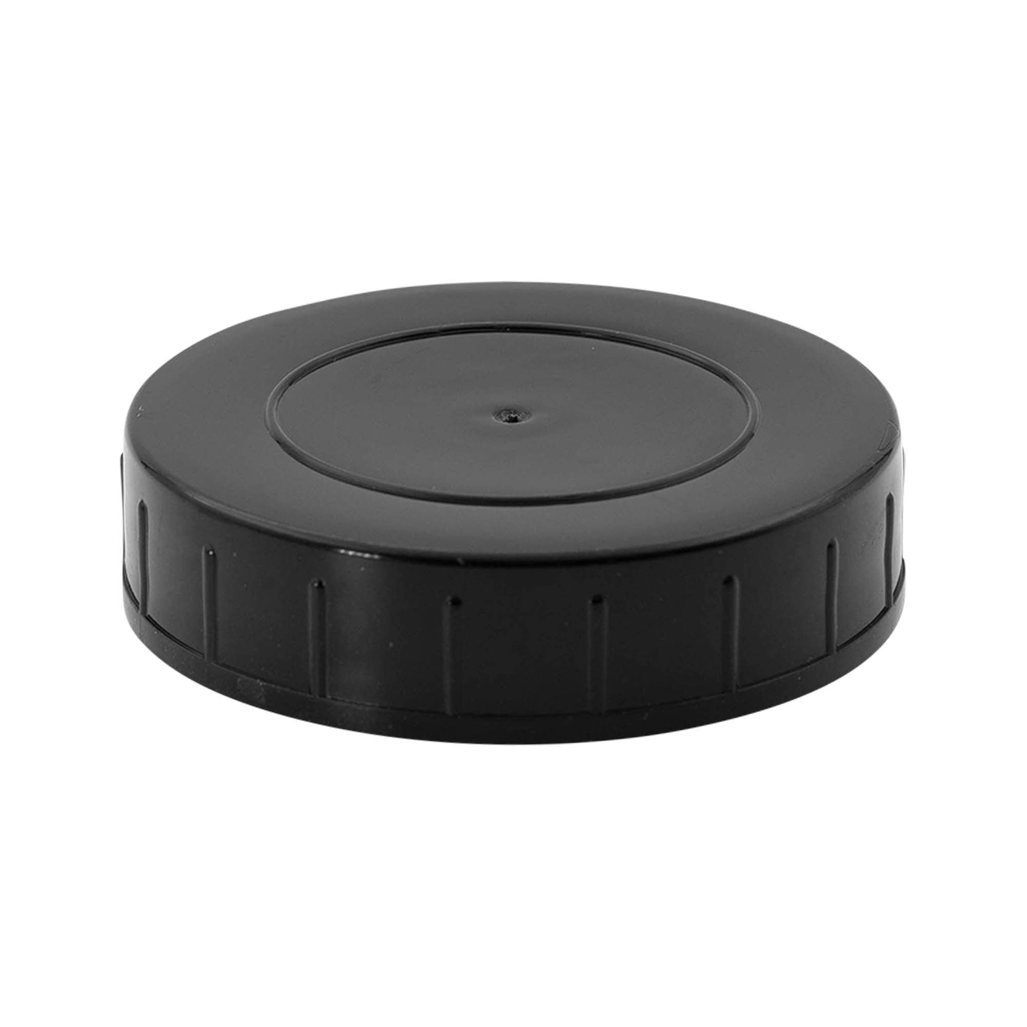 Βιδωτό πώμα, πλαστικό PP, μαύρο, για στόμιο: DIN 68