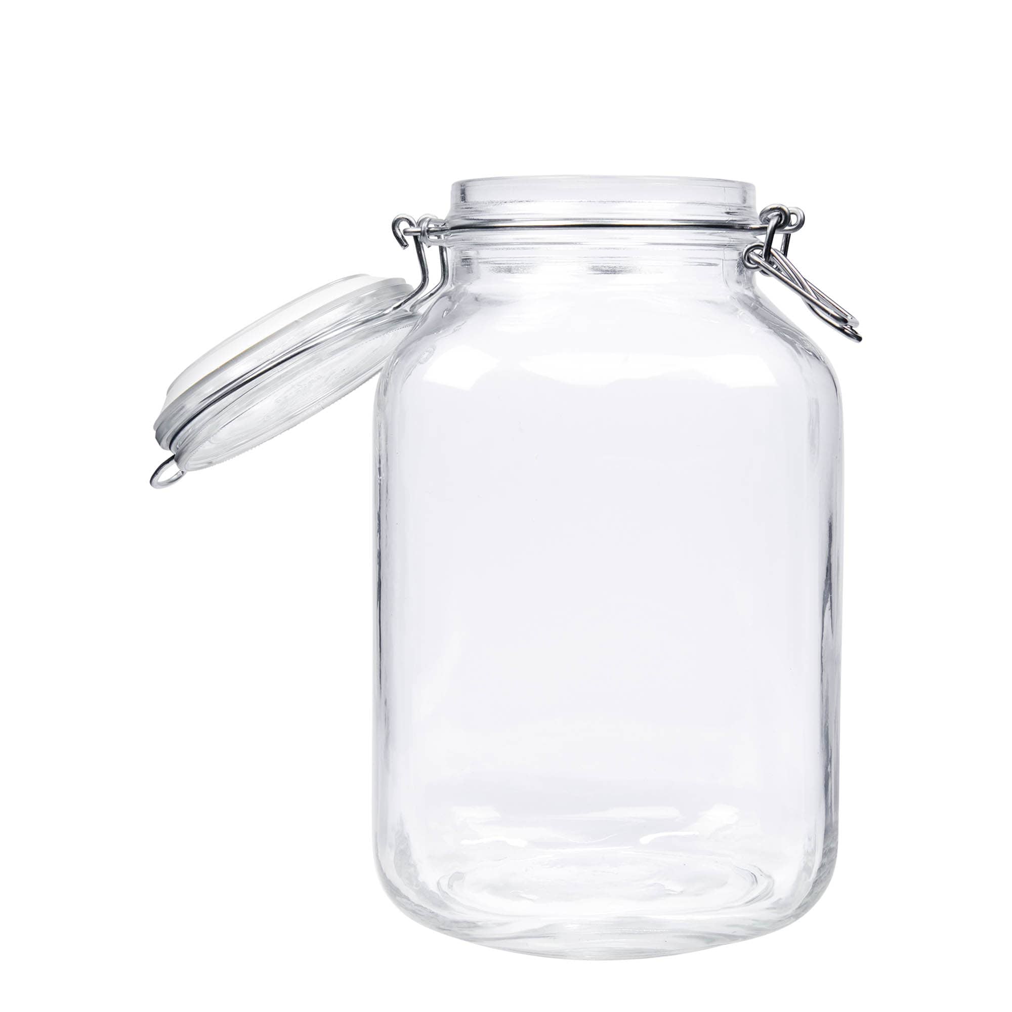 Βάζο με καπάκι με κλιπ 'Fido' 3.000 ml, τετράγωνο, στόμιο: καπάκι με κλιπ