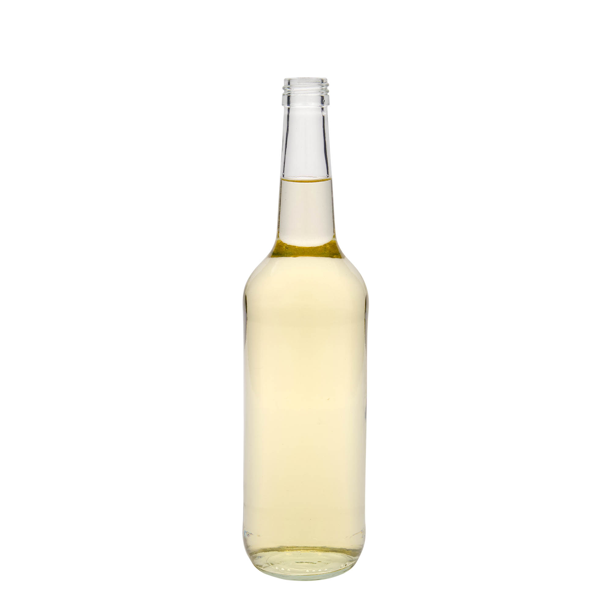 Γυάλινο μπουκάλι με ίσιο λαιμό 700 ml, στόμιο: PP 28 Γυάλινο μπουκάλι με ίσιο λαιμό 700 ml, στόμιο: PP 28