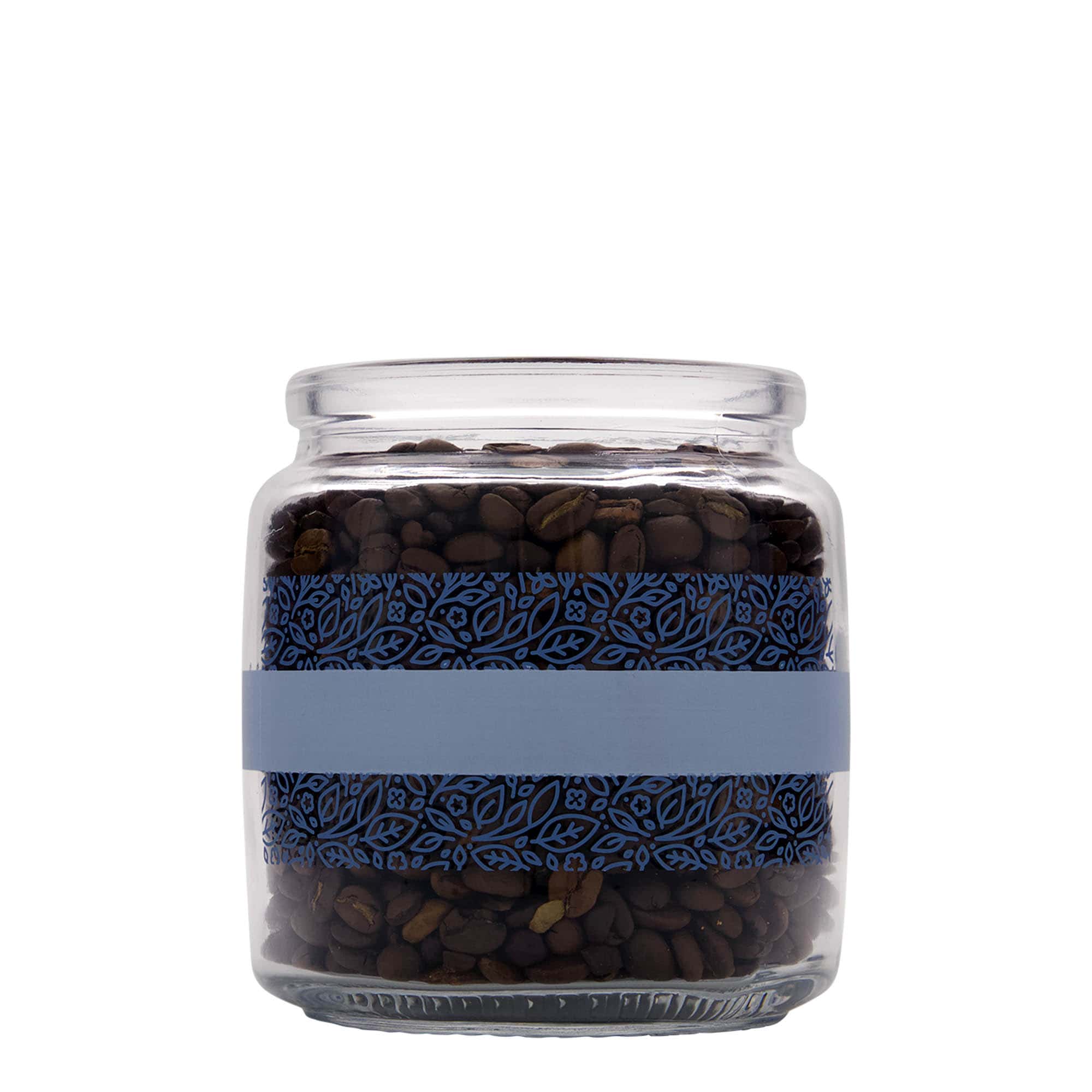 Βάζο με πώμα από φελλό 'Giara' 750 ml, σχέδιο: Naturalmente blu, στόμιο: φελλός