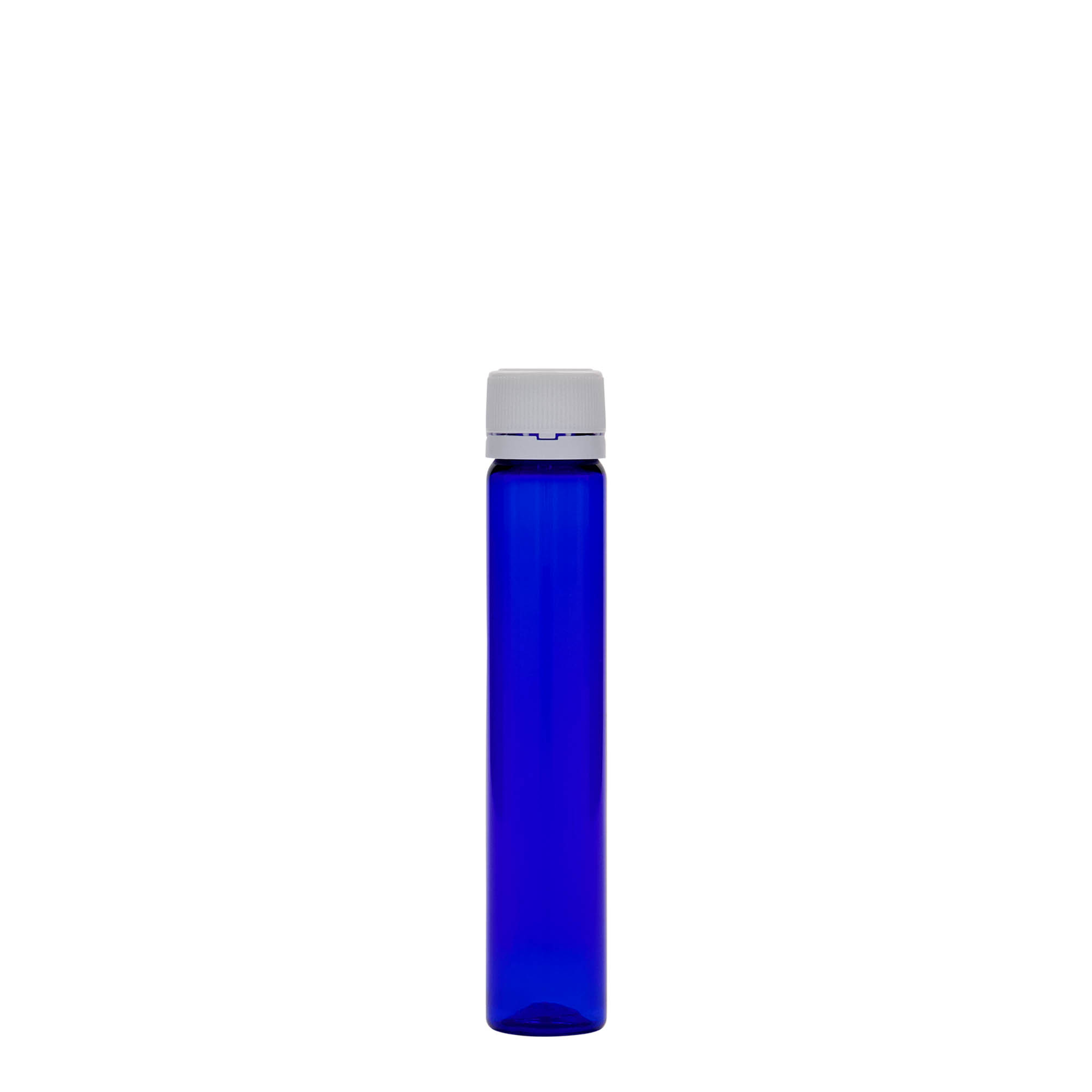 Κύλινδρος PET 25 ml, πλαστικός, μπλε ρουά, στόμιο: βιδωτό πώμα