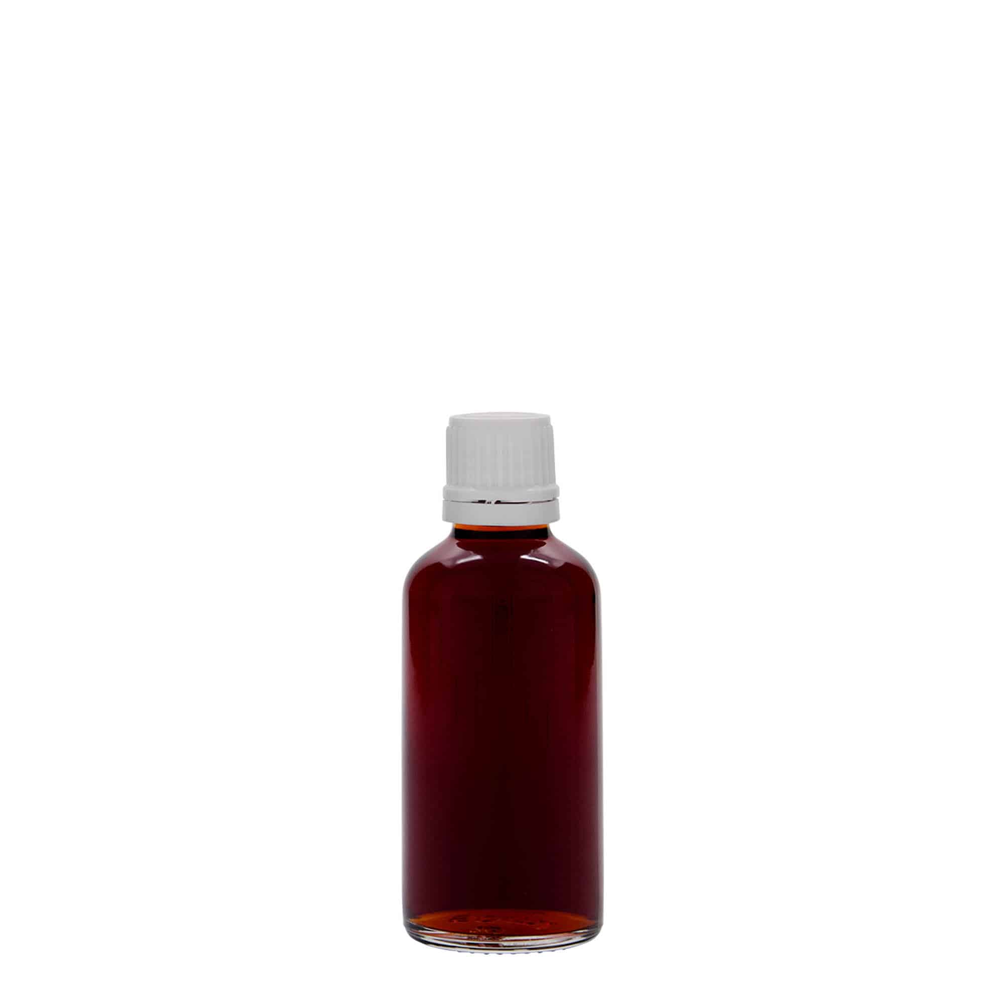 Μπουκάλι φαρμάκου 50 ml, γυάλινο, στόμιο: DIN 18