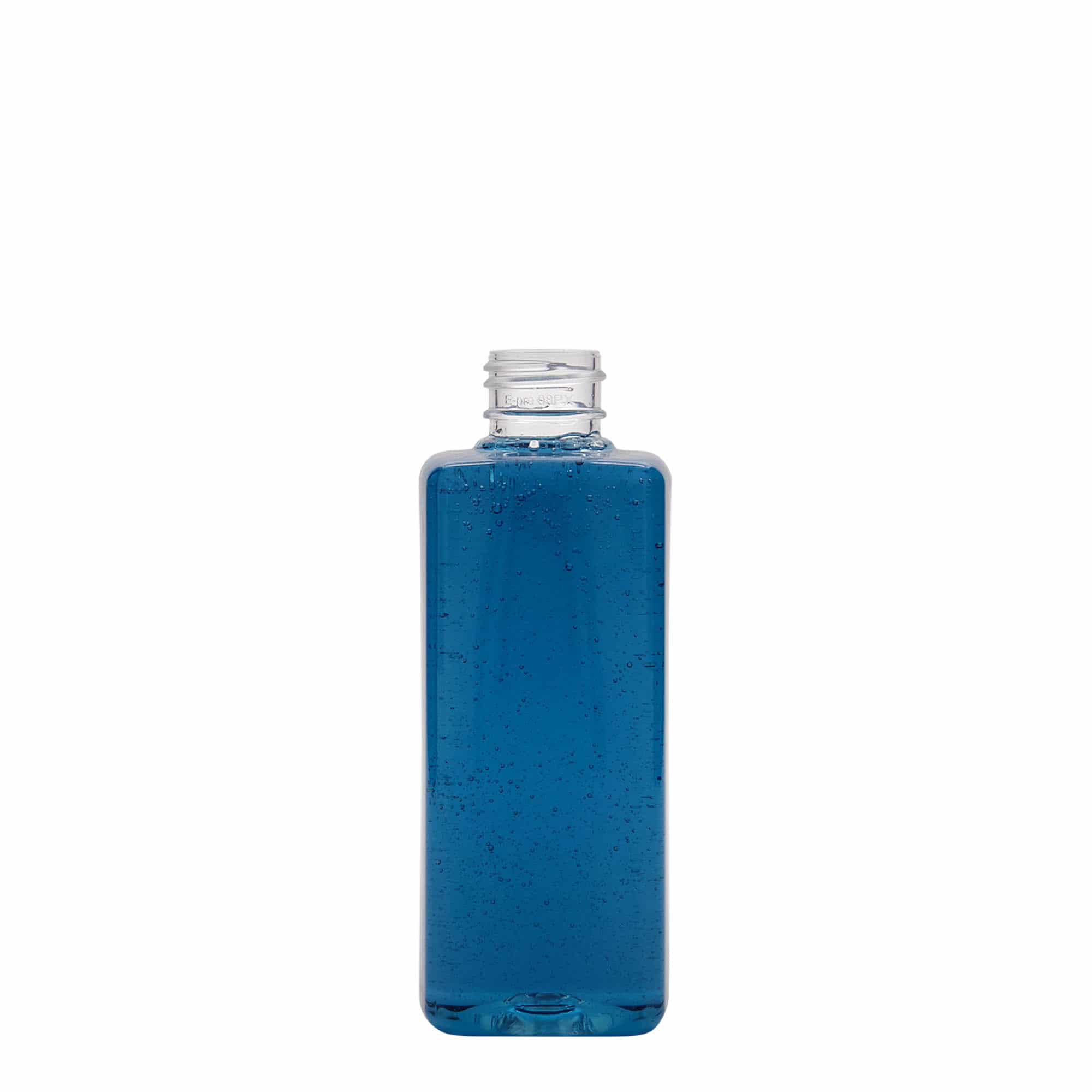 Μπουκάλι PET 'Karl' 200 ml, τετράγωνο, πλαστικό, στόμιο: GPI 24/410