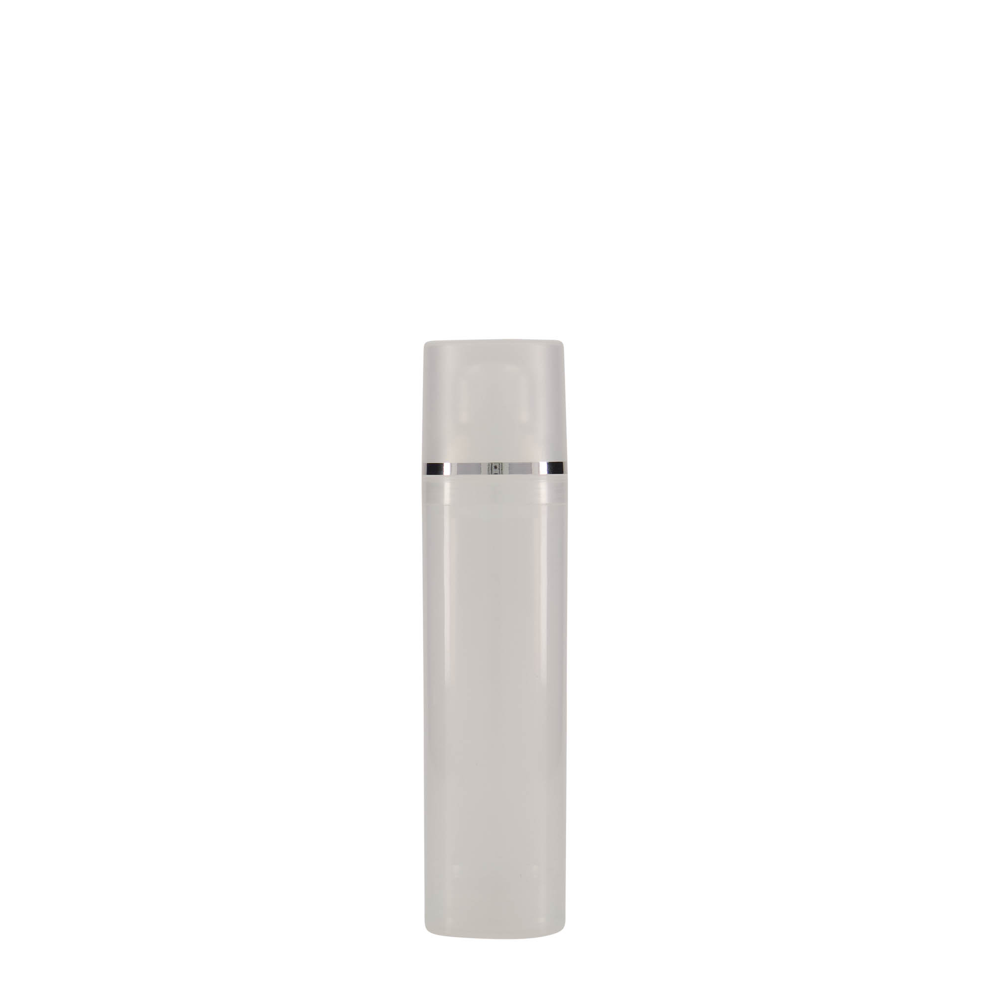 Airless Dispenser 'Mezzo' 75 ml, πλαστικό PP, φυσικό χρώμα