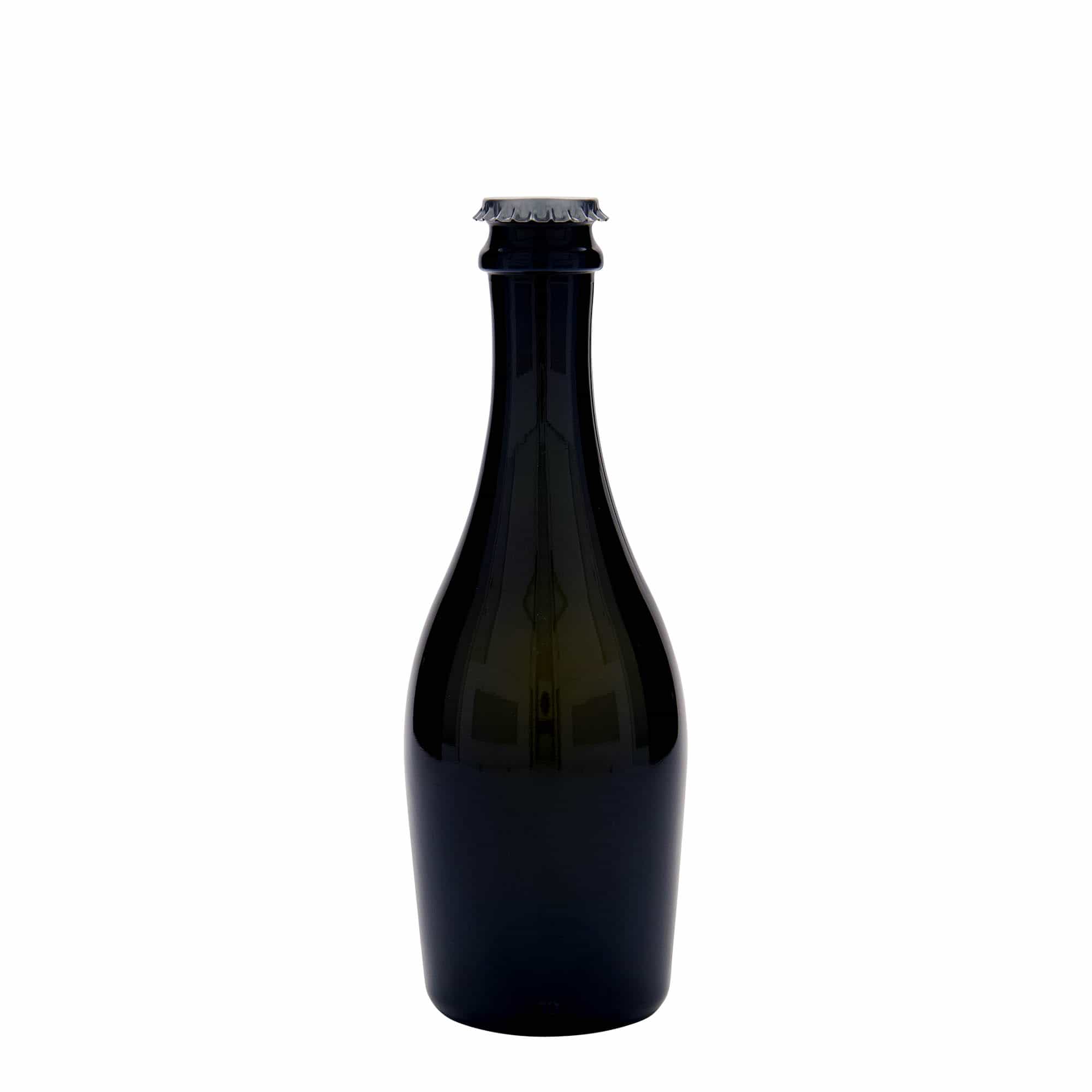 330 ml φιάλη σαμπάνιας 'Carmen', γυαλί, παλαιωμένο πράσινο, στόμιο: καπάκι κορώνας